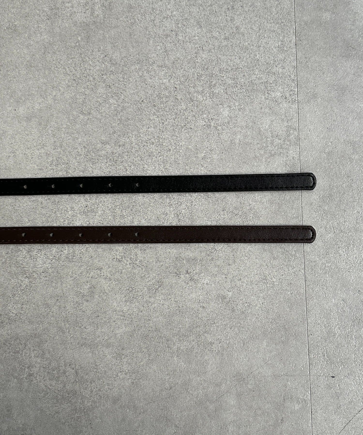 Thevon.(ゼヴォン) ミニダブルリングバックルベルト