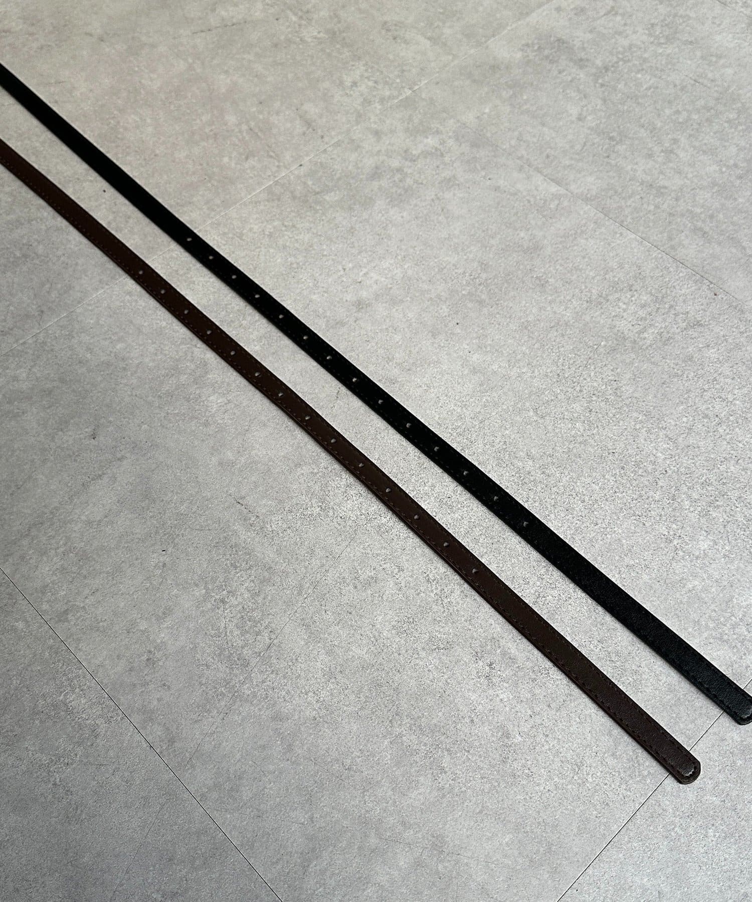 Thevon.(ゼヴォン) ミニダブルリングバックルベルト