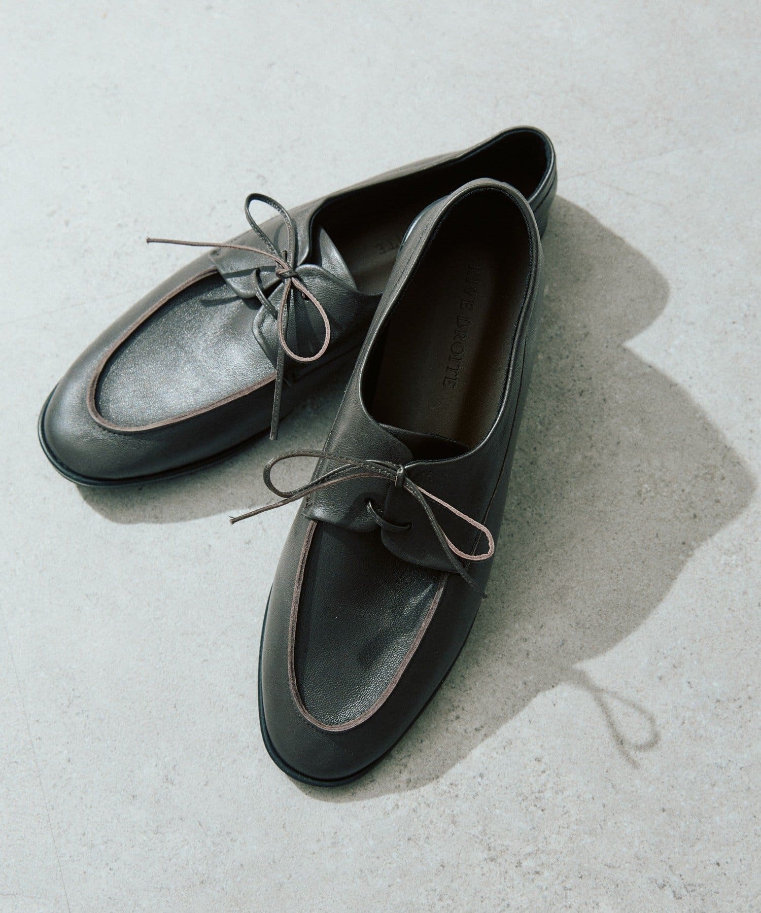 RIVE DROITE(リヴドロワ) 予約【ハンサムに履ける】レースアップシューズ