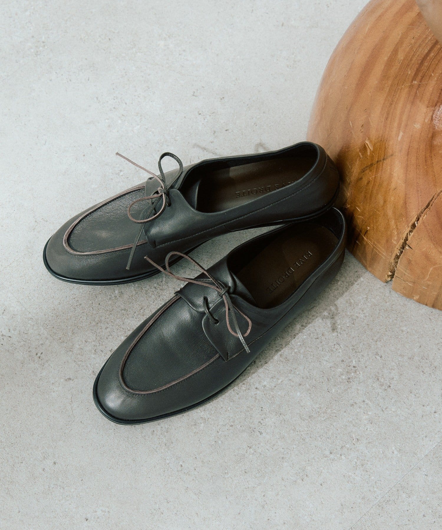 RIVE DROITE(リヴドロワ) 予約【ハンサムに履ける】レースアップシューズ