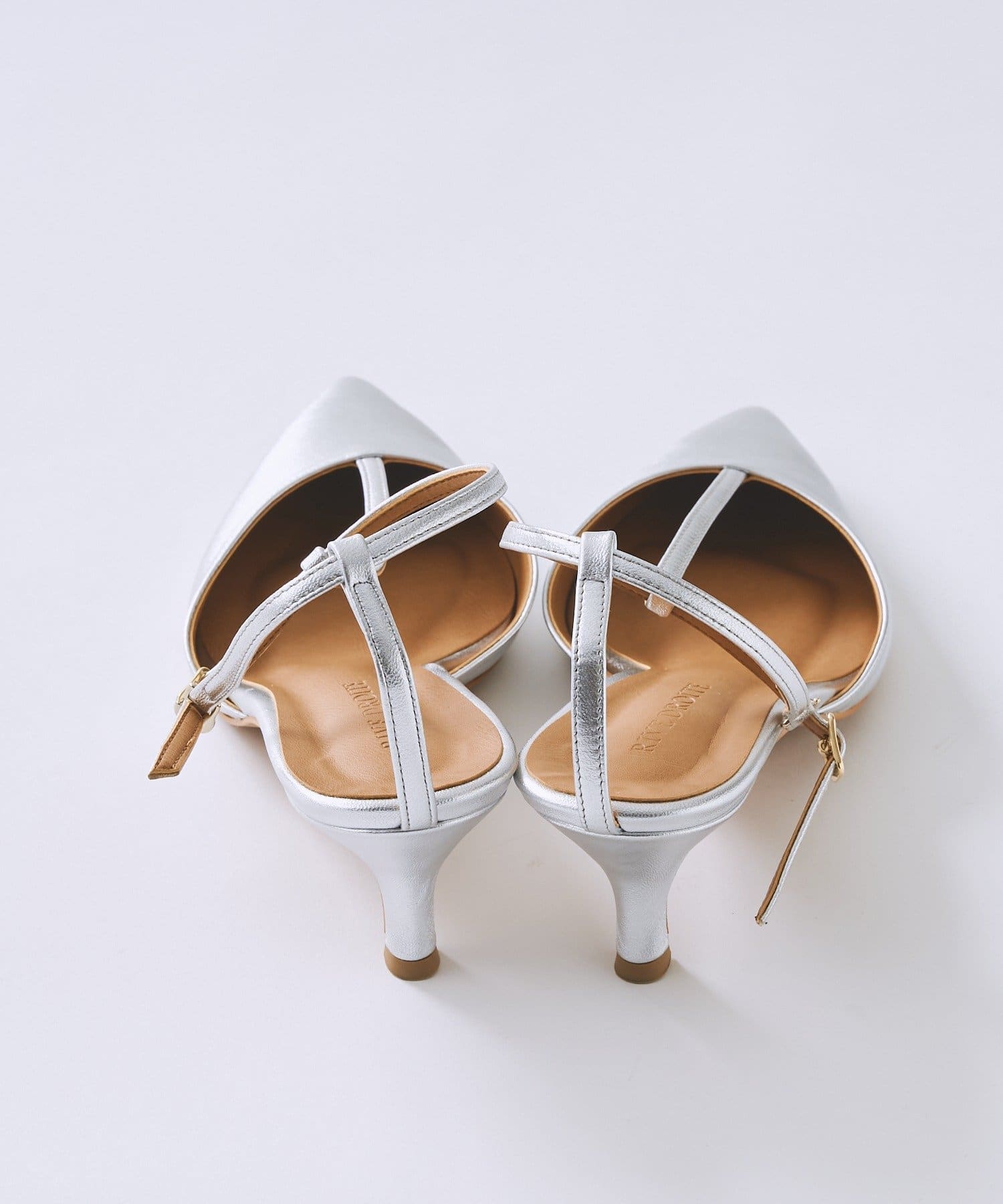 RIVE DROITE(リヴドロワ) 予約【上品な華やかさ】シルバーストラップミュール