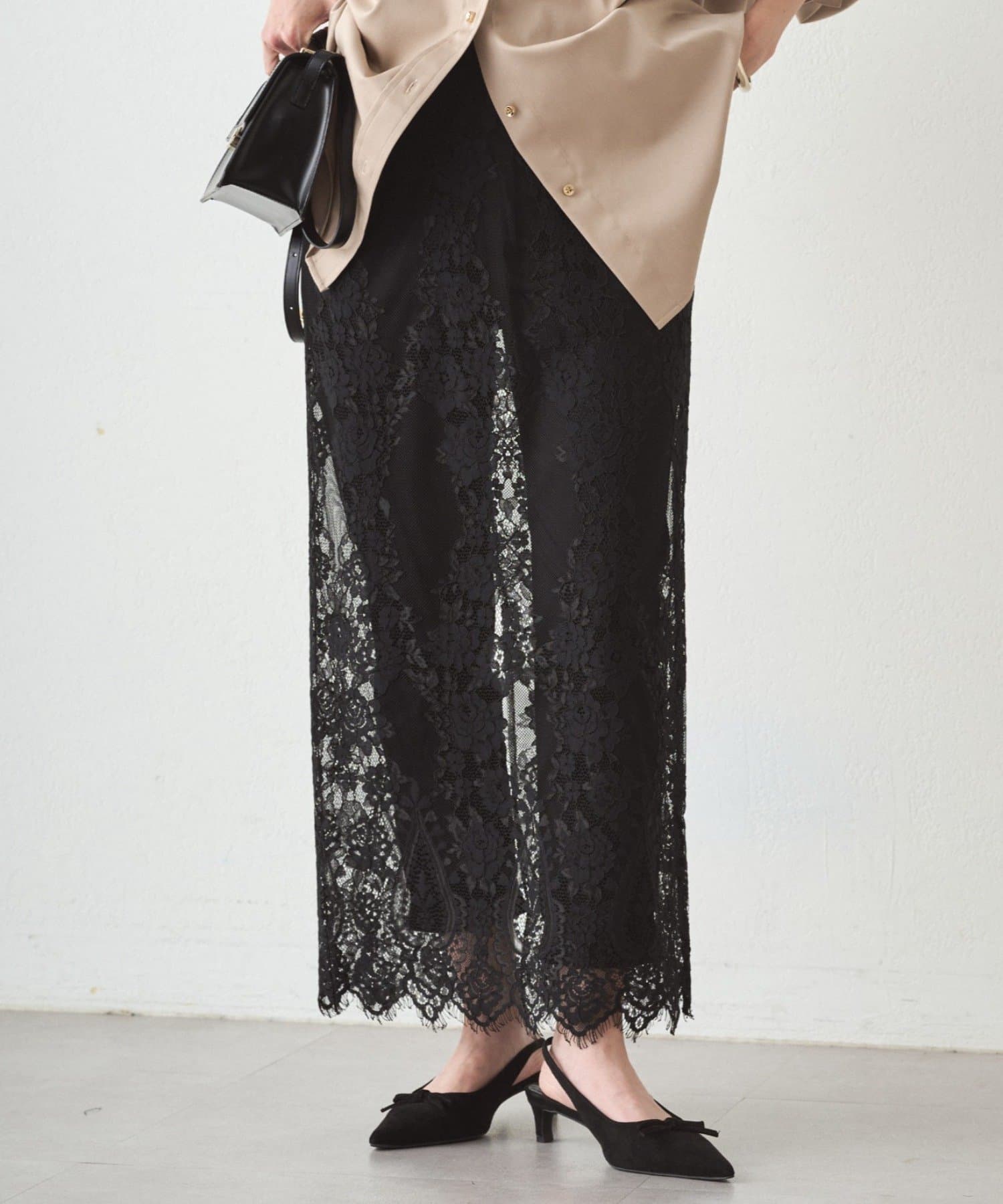 LOUNGEDRESS(ラウンジドレス) レーススカート