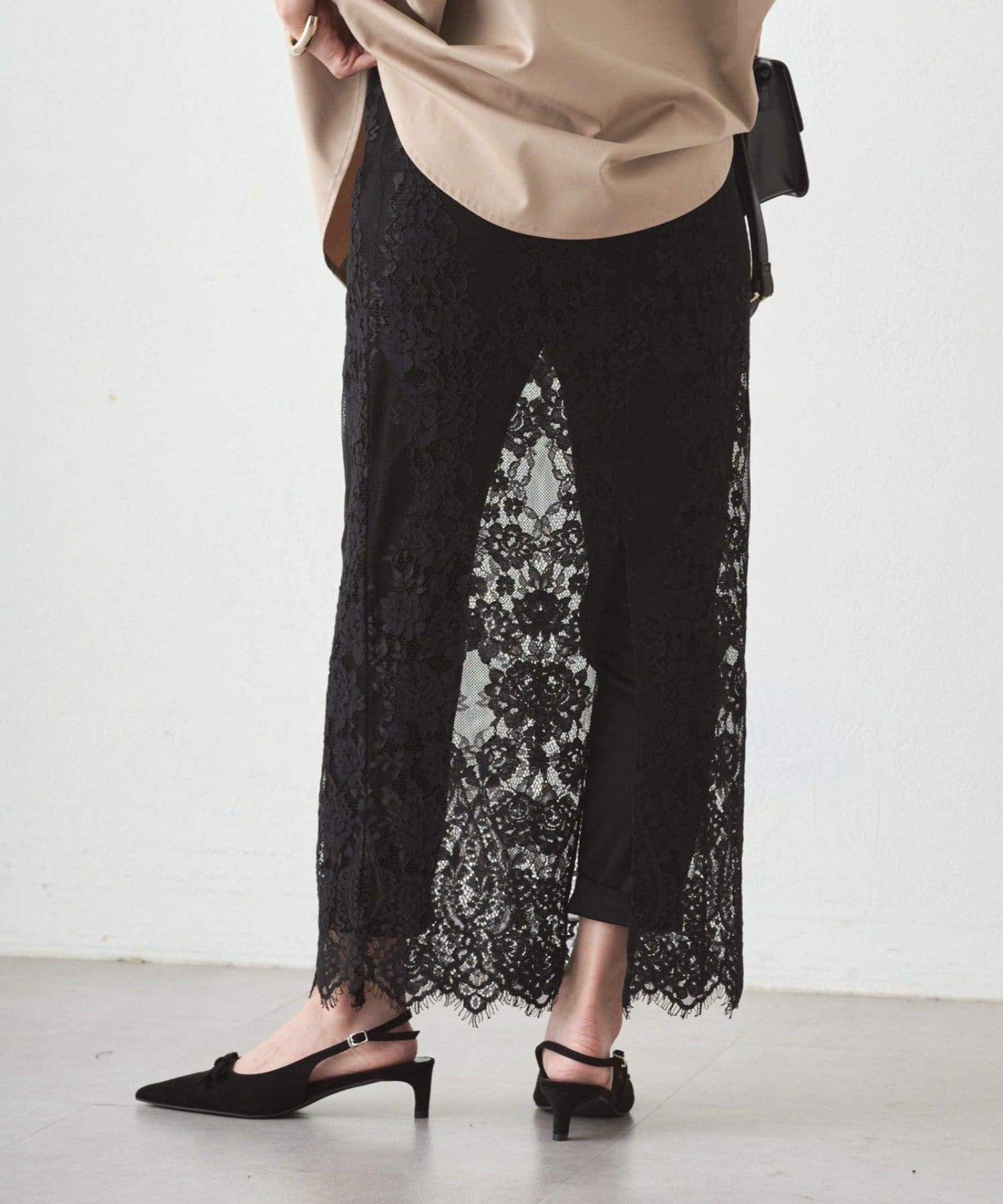 LOUNGEDRESS(ラウンジドレス) レーススカート