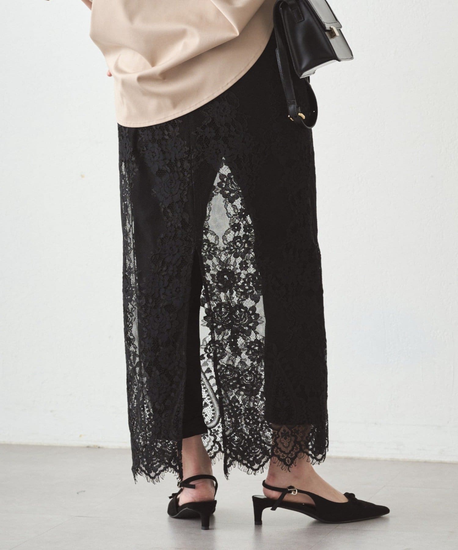 LOUNGEDRESS(ラウンジドレス) レーススカート