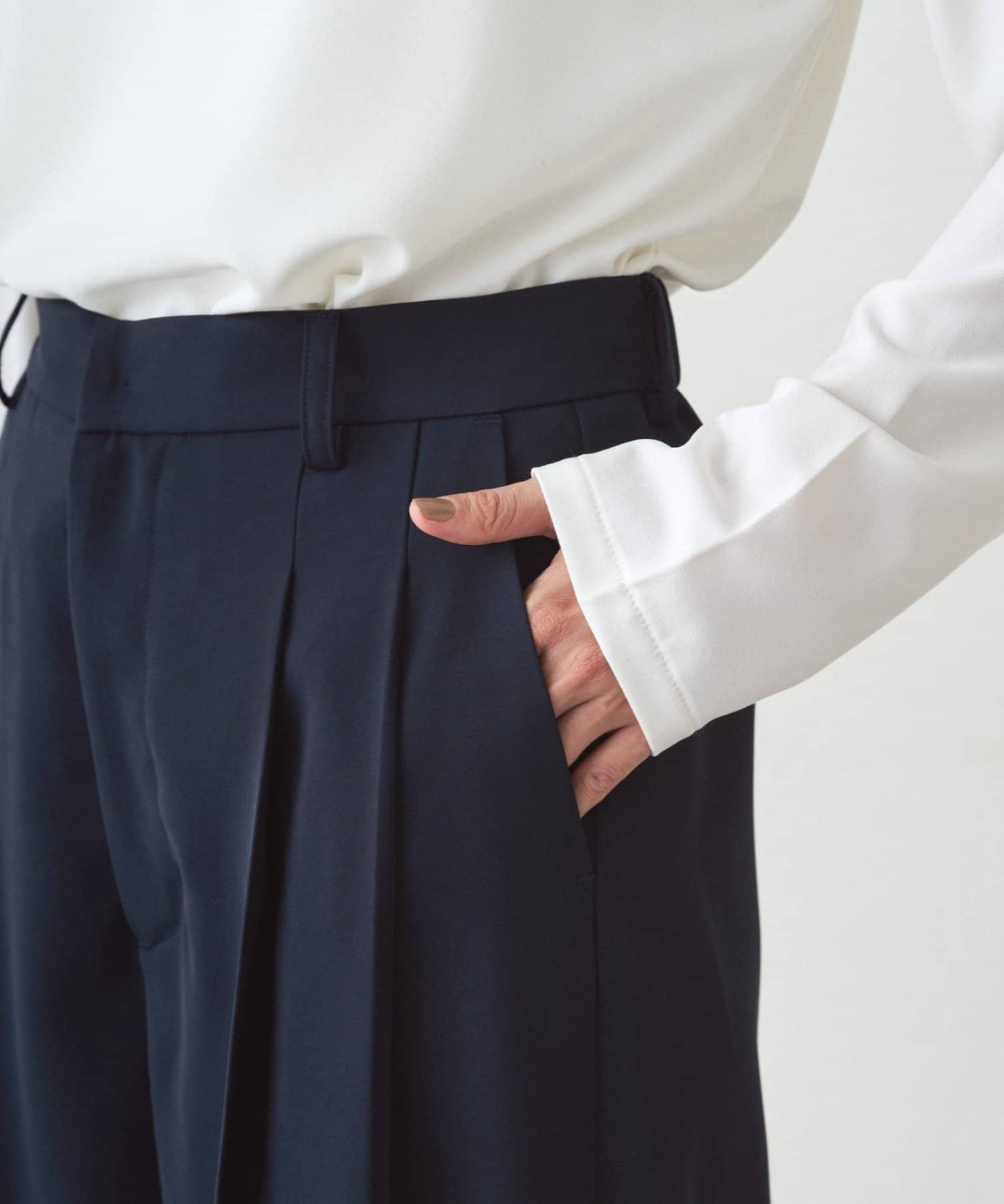 LOUNGEDRESS(ラウンジドレス) 2タックワイドパンツ