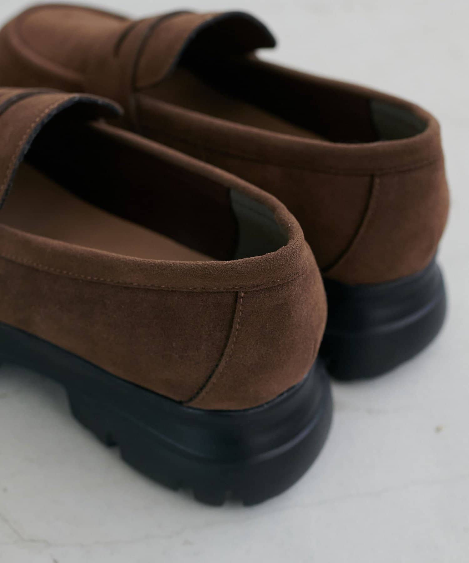 DISCOAT(ディスコート) 【SS先行予約/厚底・軽量】ボリュームソールローファー