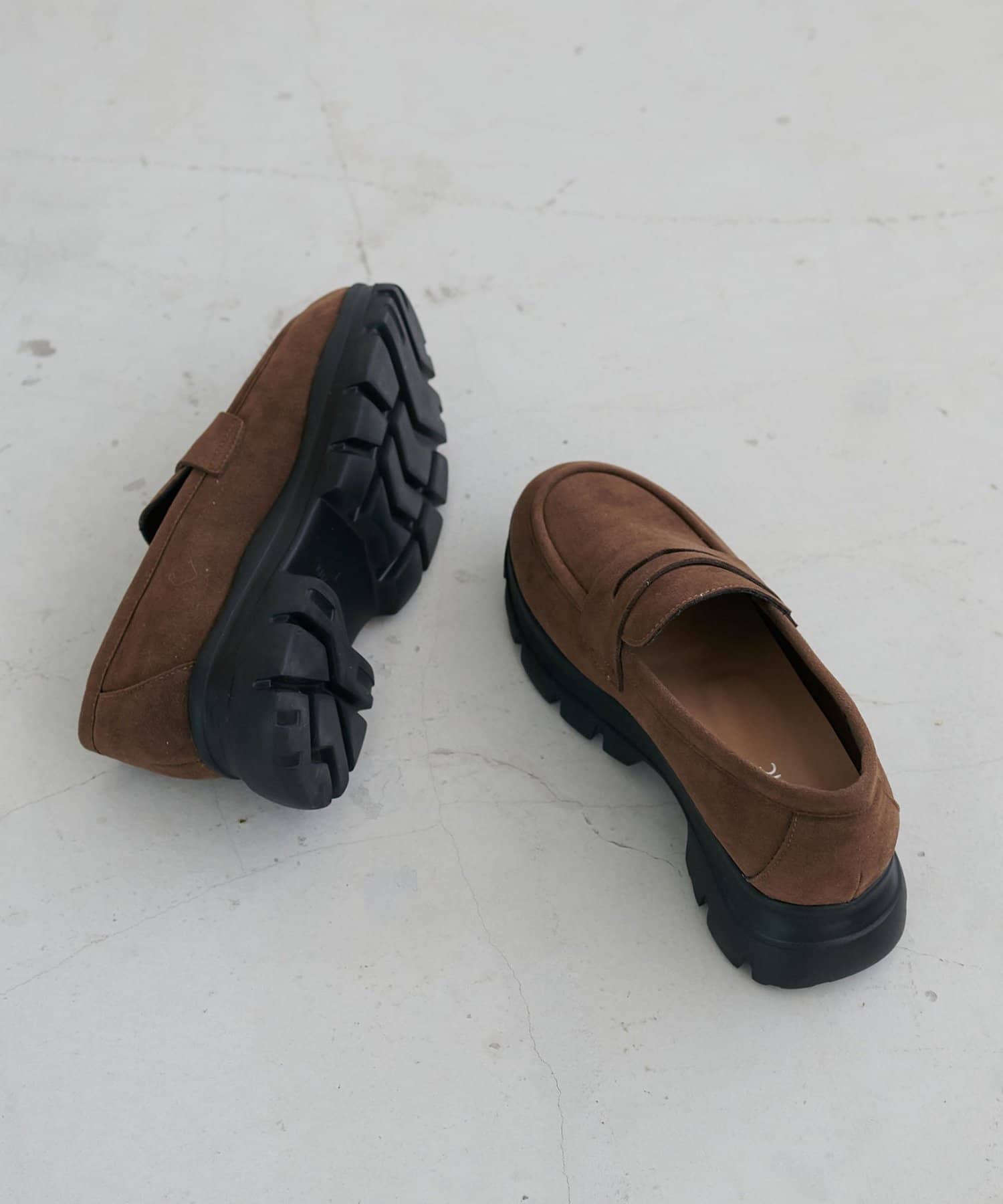 DISCOAT(ディスコート) 【SS先行予約/厚底・軽量】ボリュームソールローファー