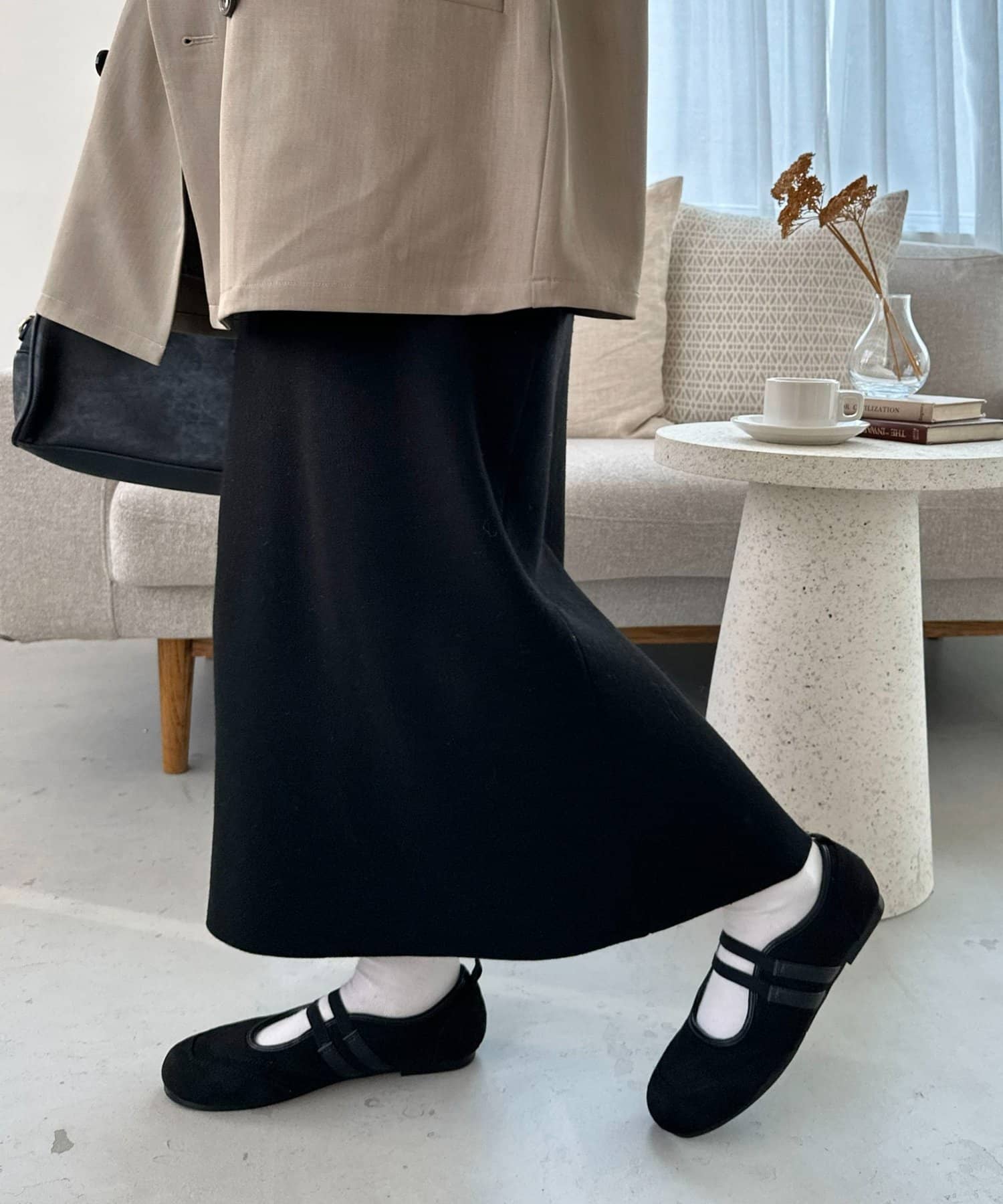 DISCOAT(ディスコート) 【SS先行予約/サッと履ける♪】2ストラップバレエスニーカー