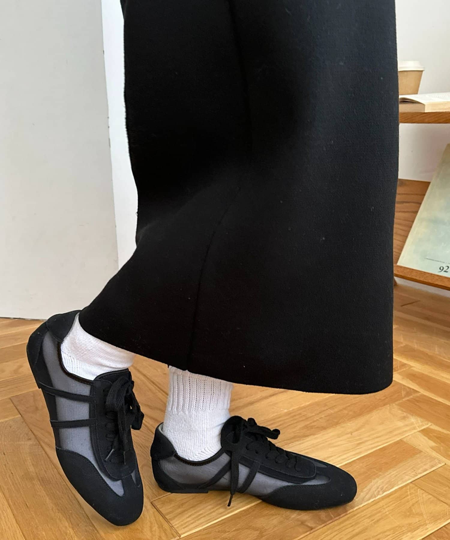 DISCOAT(ディスコート) 12/11金)12：00～【SS先行予約】シアーバレエスニーカー《詳細動画あり》