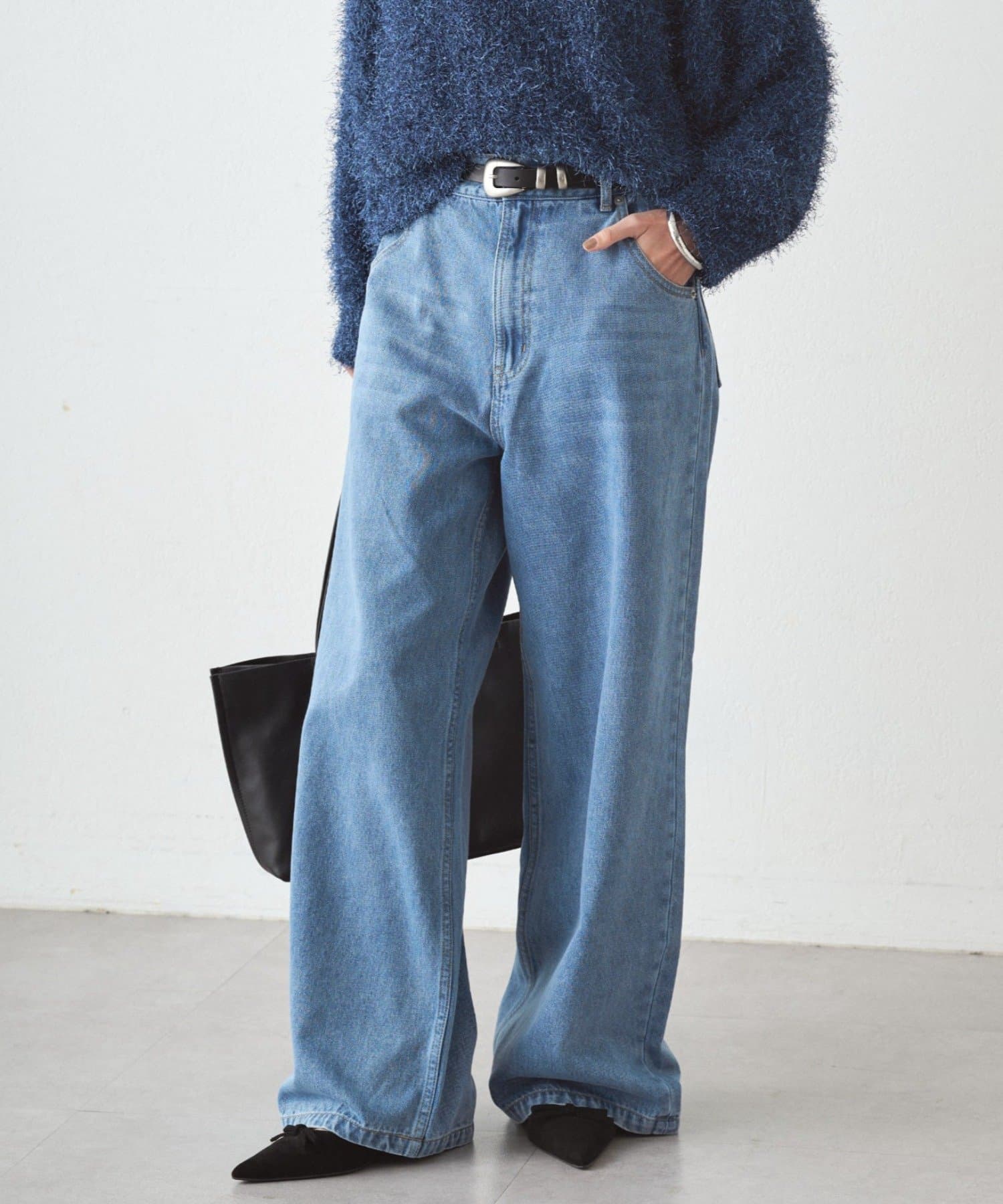 LOUNGEDRESS(ラウンジドレス) ワイドデニムパンツ