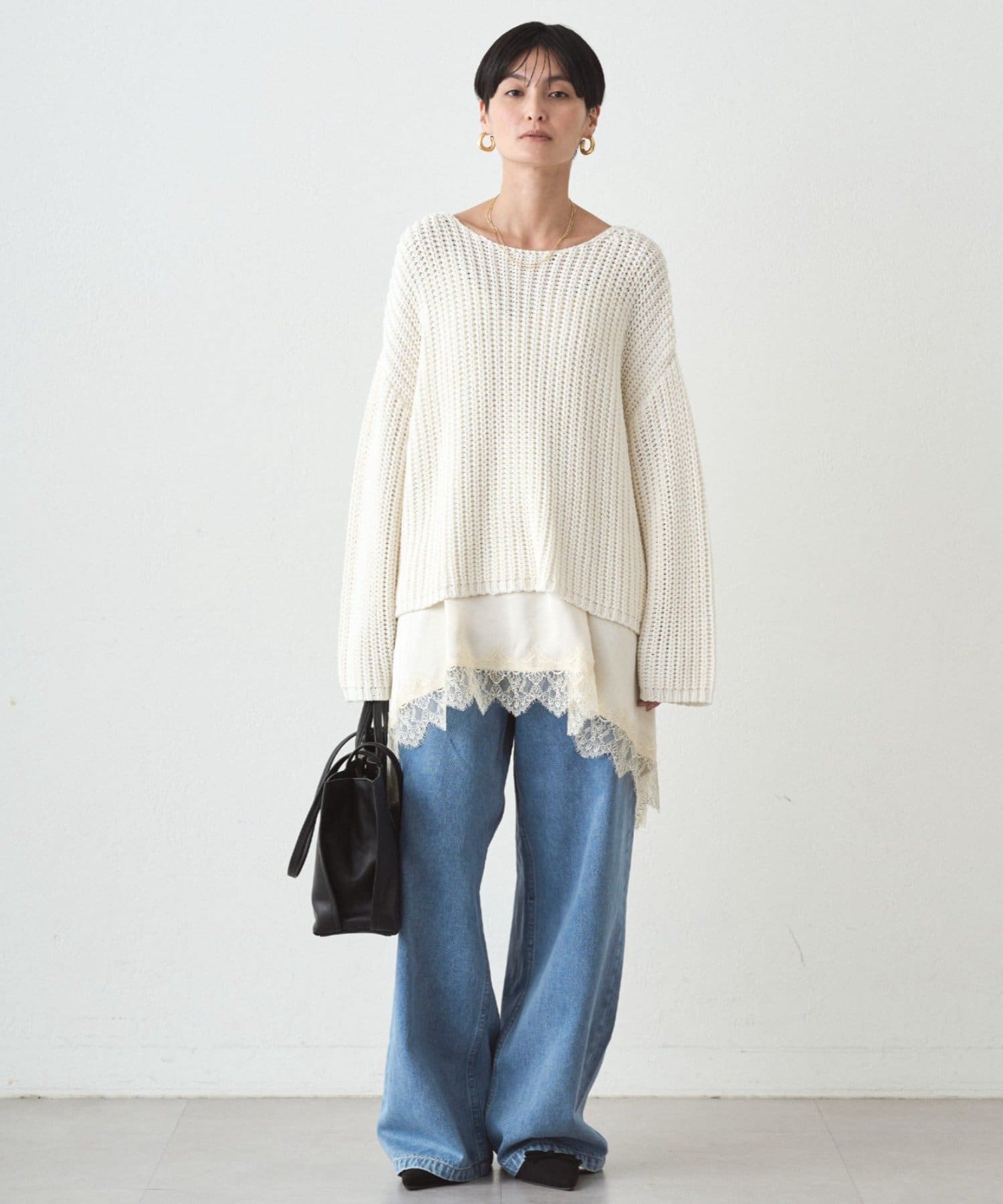 LOUNGEDRESS(ラウンジドレス) ワイドデニムパンツ