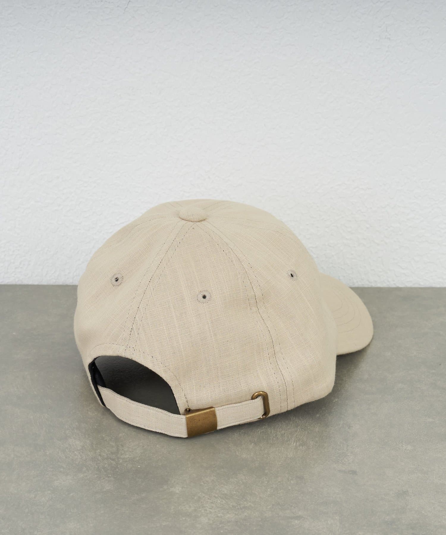 DISCOAT(ディスコート) コットンリネン刺繍キャップ