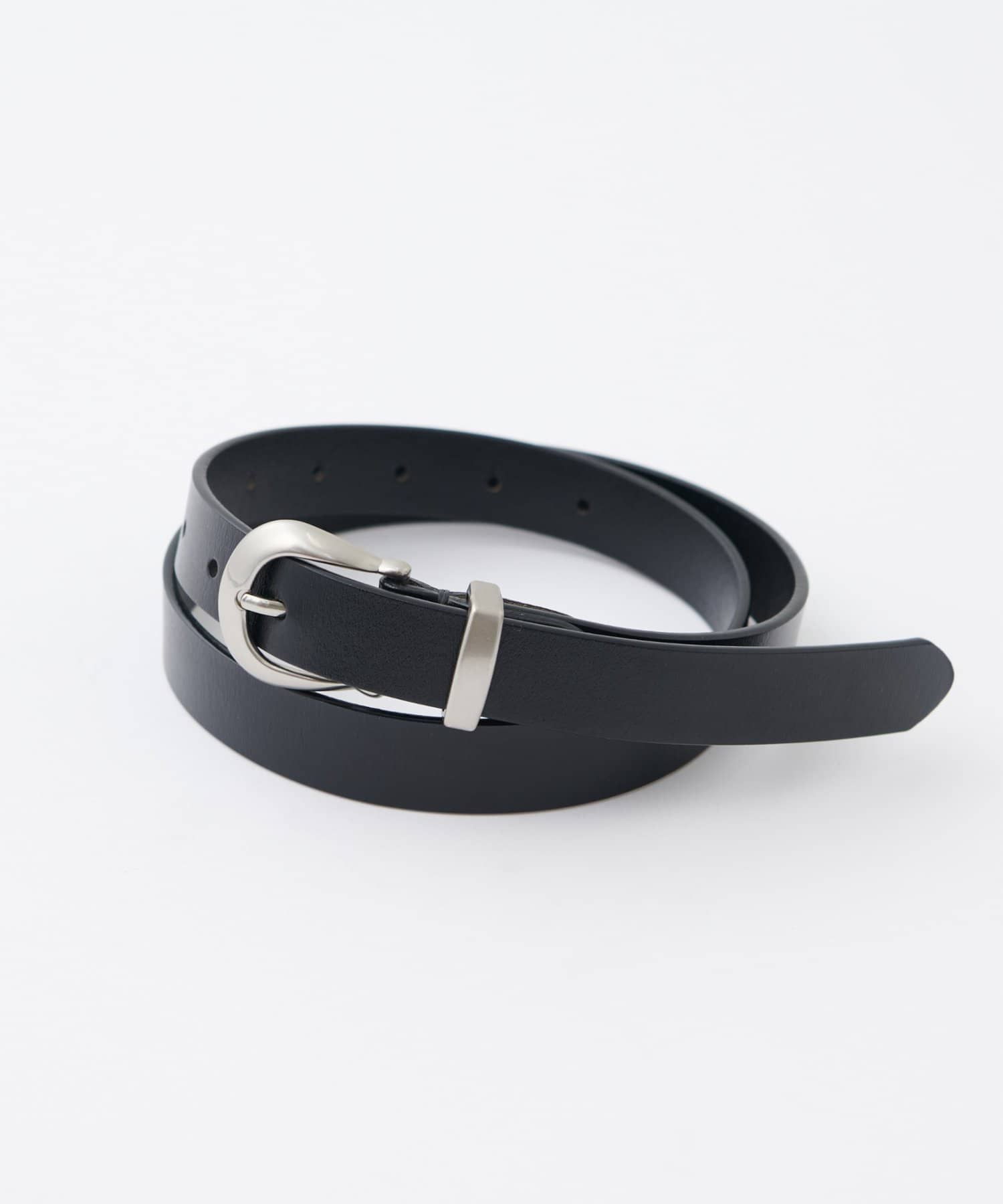 DISCOAT(ディスコート) カーブバックルレザーベルト