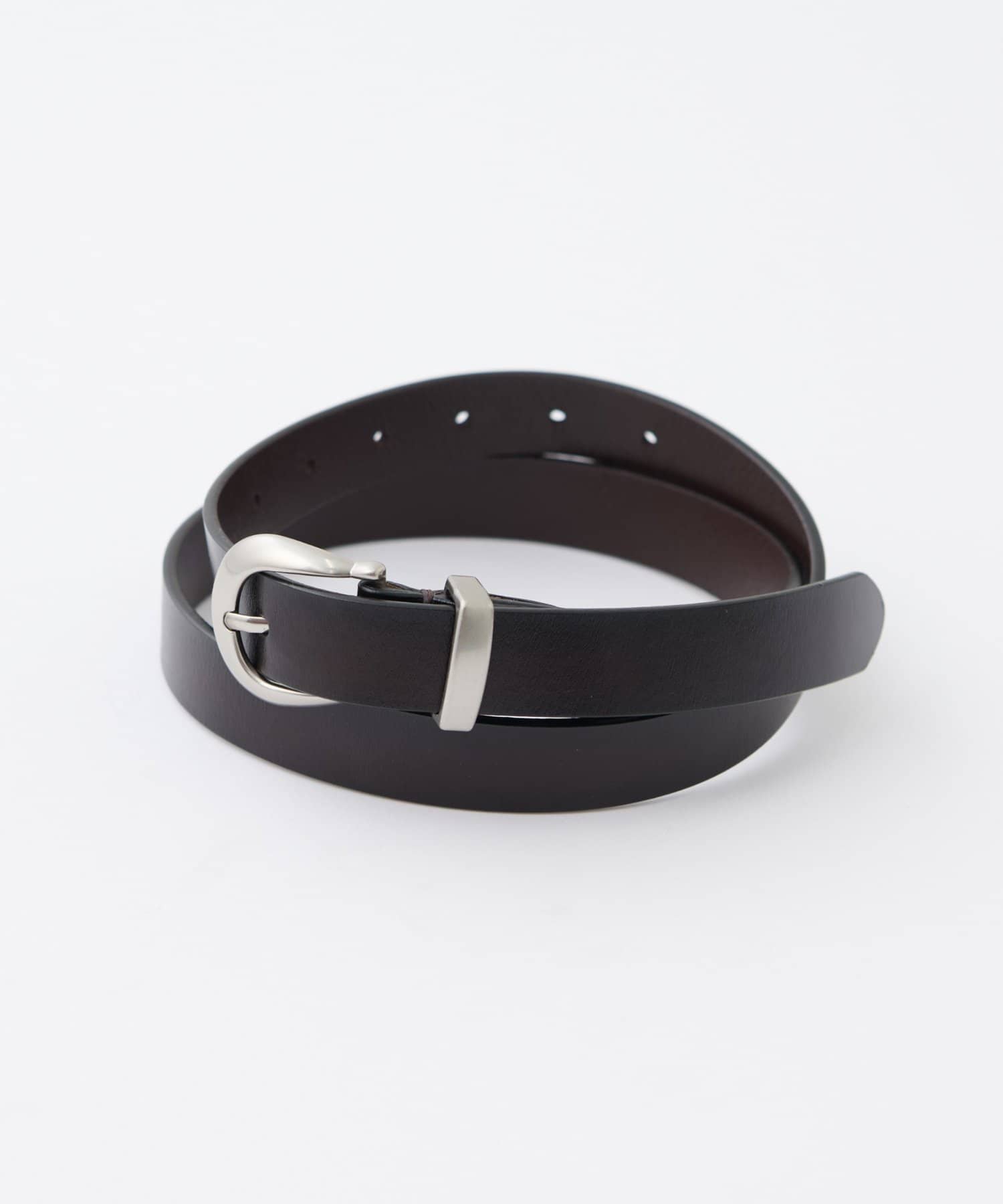 DISCOAT(ディスコート) カーブバックルレザーベルト