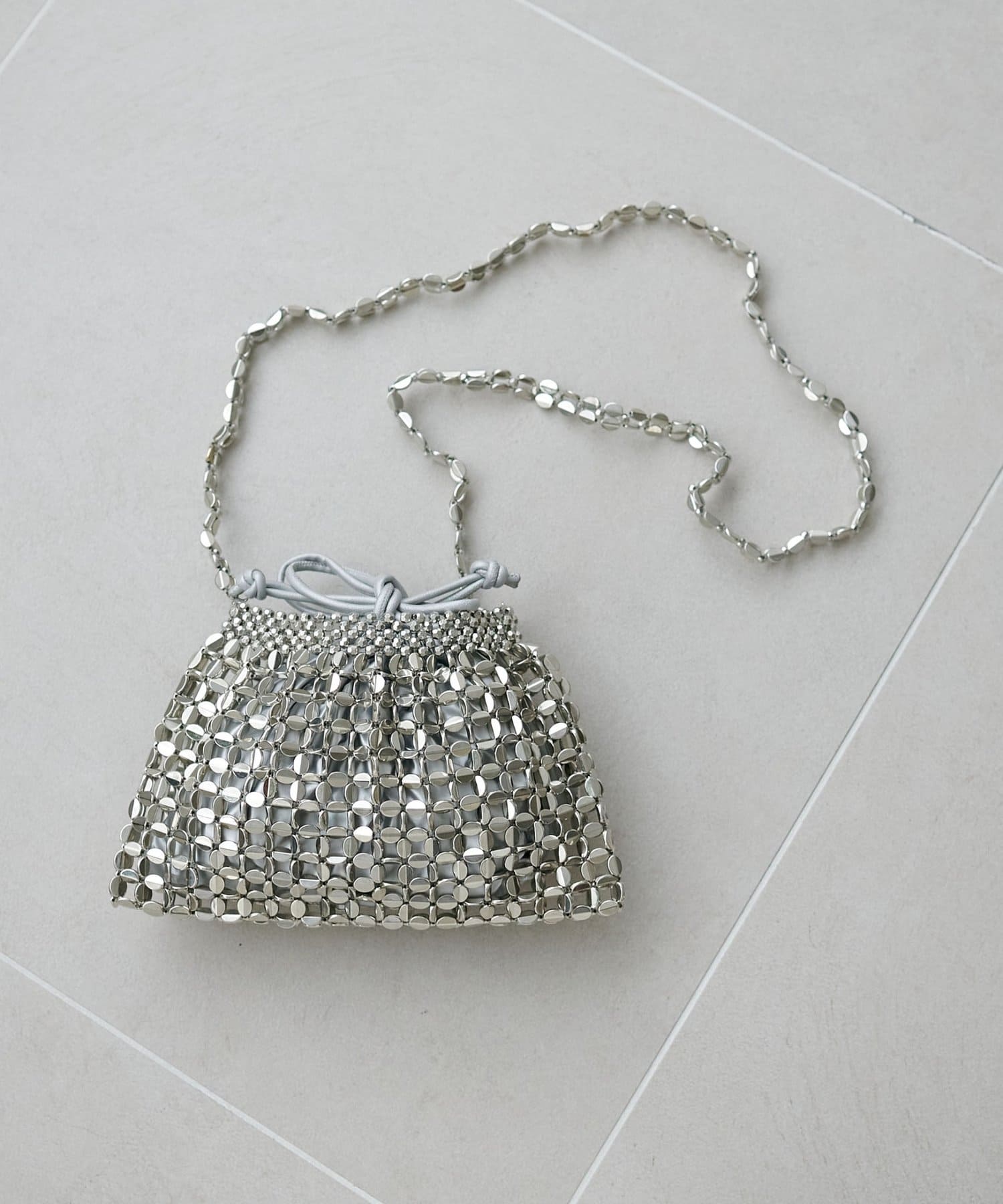 DISCOAT(ディスコート) ビジューミニショルダーバッグ