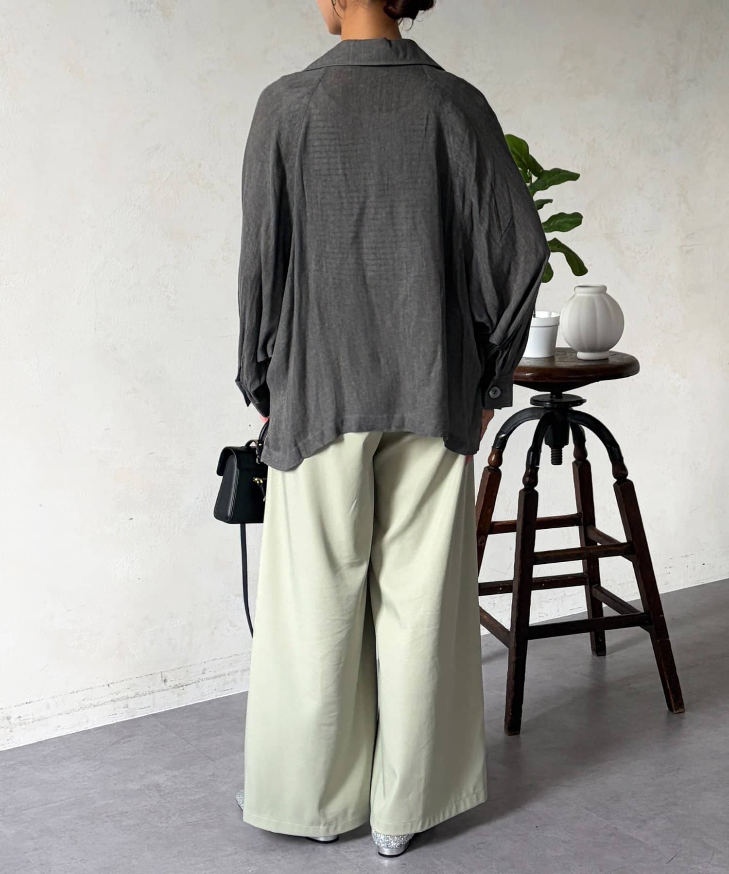 Chez toi(シェトワ) シアーデニムテーラージャケット