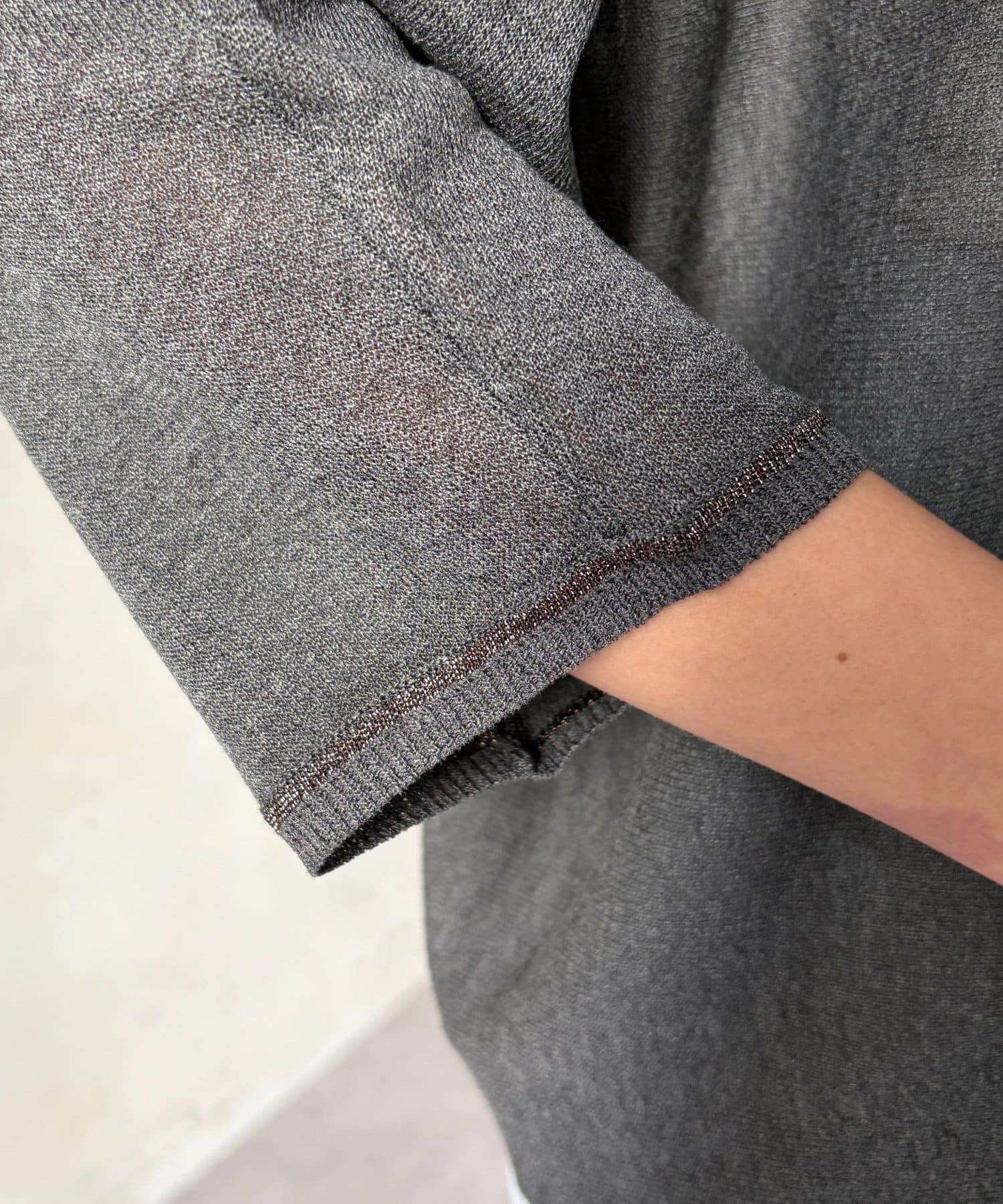 Chez toi(シェトワ) UV加工ドルマンプルオーバー