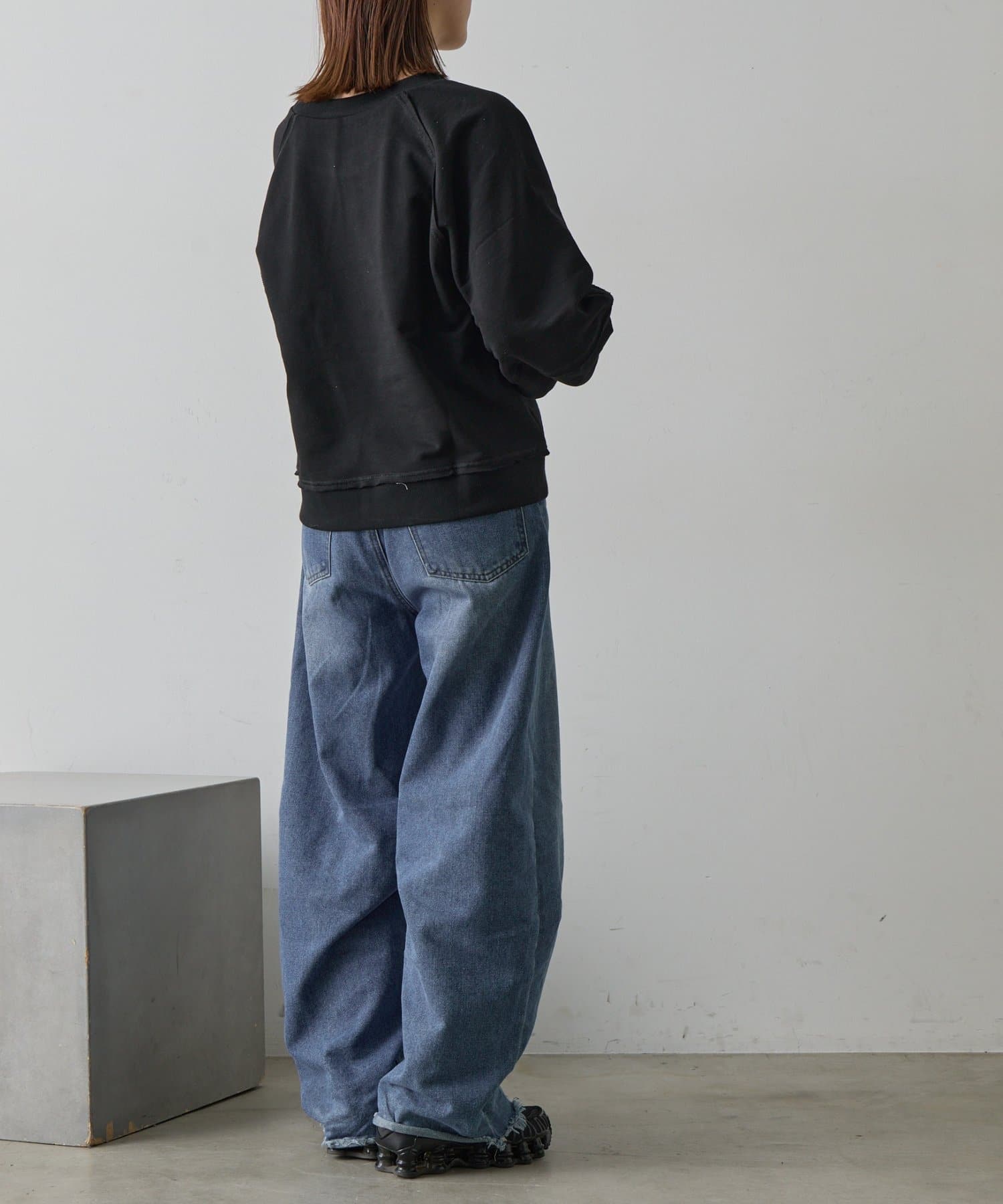 -goocy-(グーシー) 裏毛アウトリンキングトップス