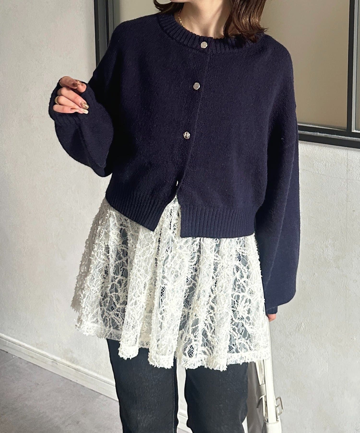 Thevon.(ゼヴォン) レースキャミチュニック