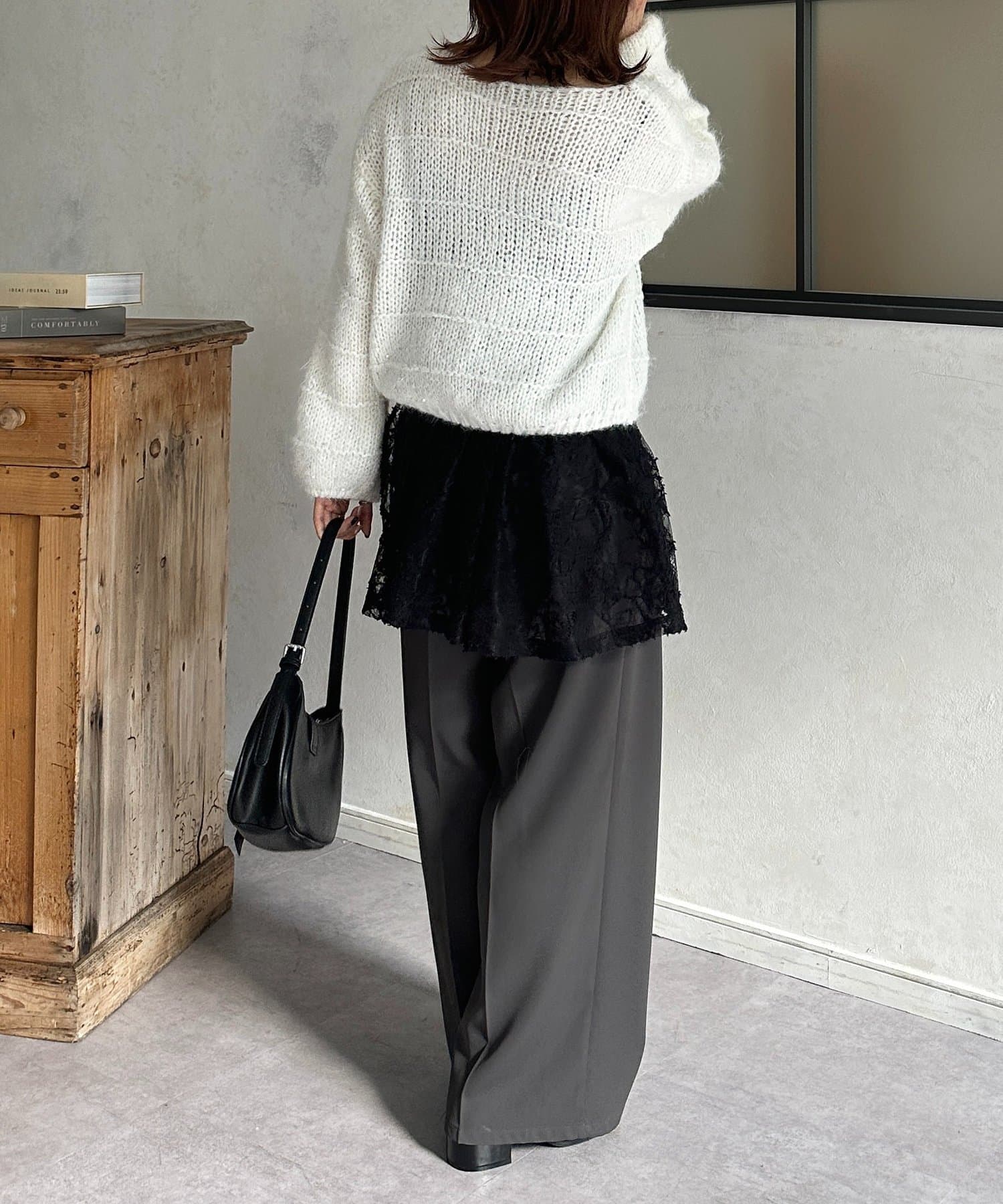 Thevon.(ゼヴォン) レースキャミチュニック