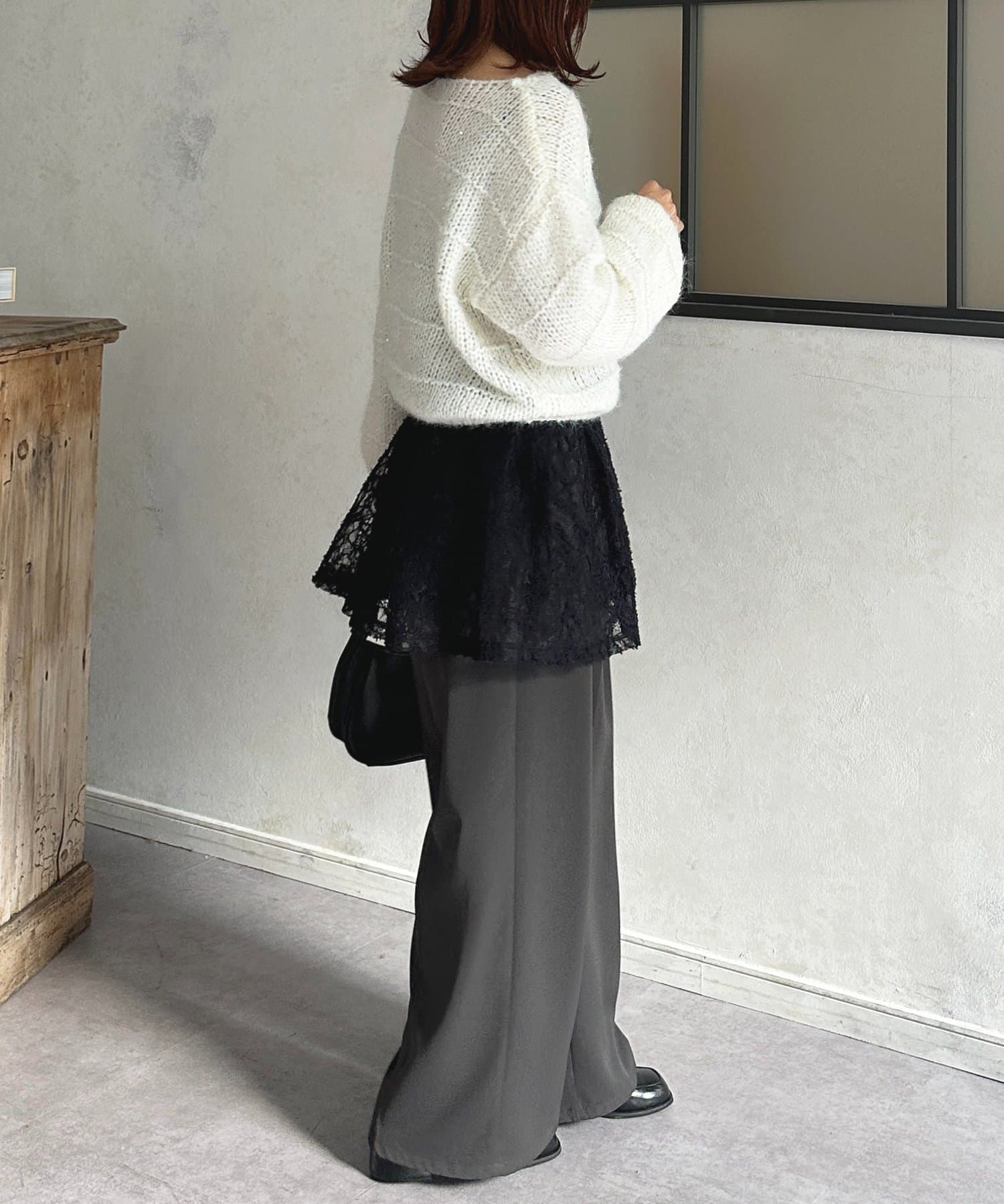 Thevon.(ゼヴォン) レースキャミチュニック