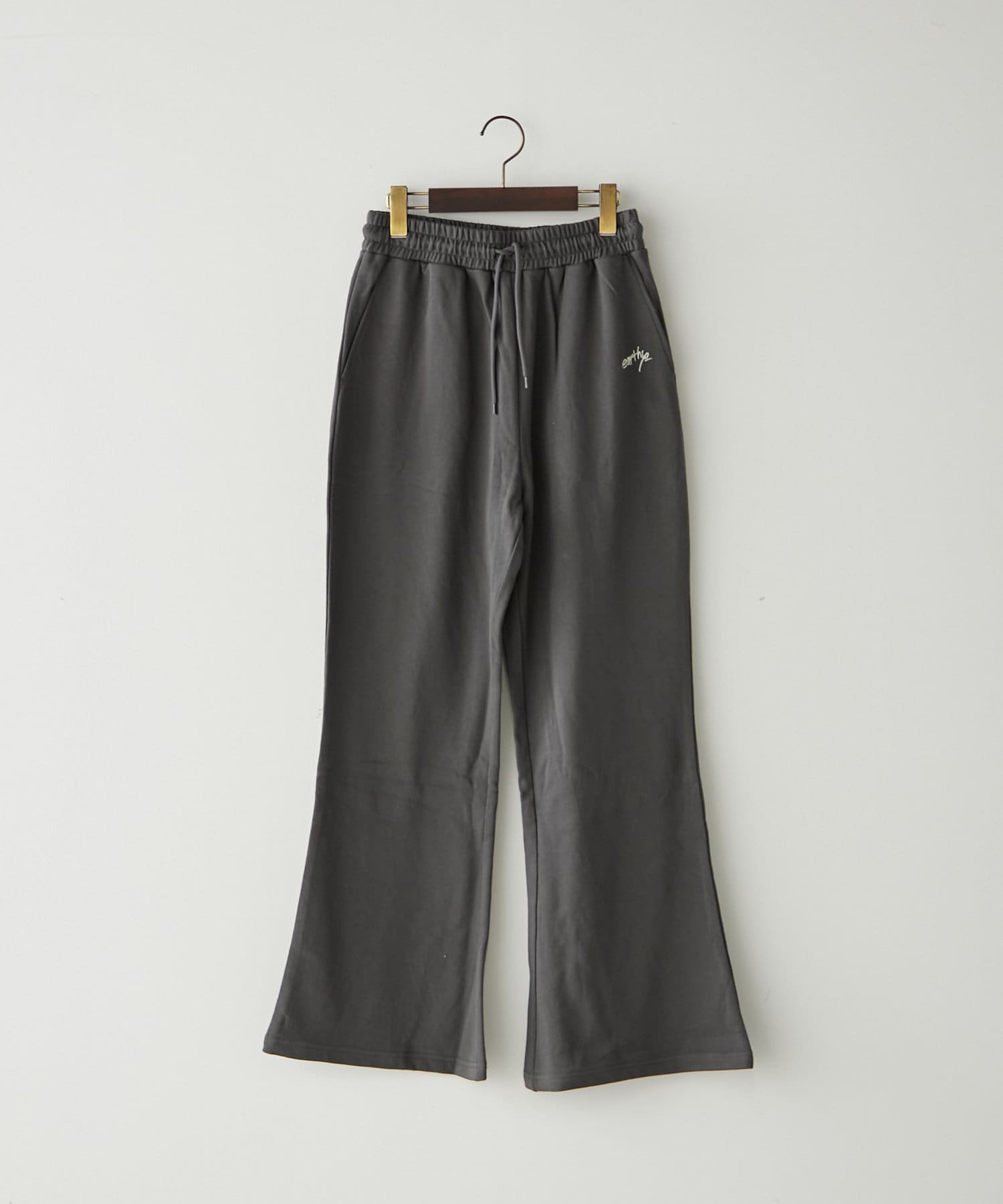 OUTLET(アウトレット) 【earthy_】オーガニックコットンフレアスウェットパンツ