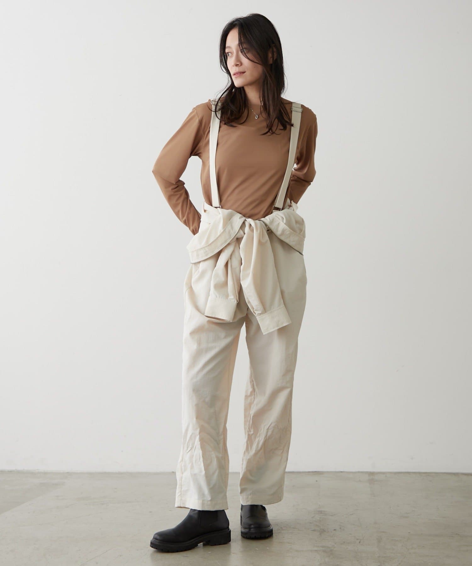 earthy_】ナイロンジャンプスーツ | OUTLET(アウトレット)レディース