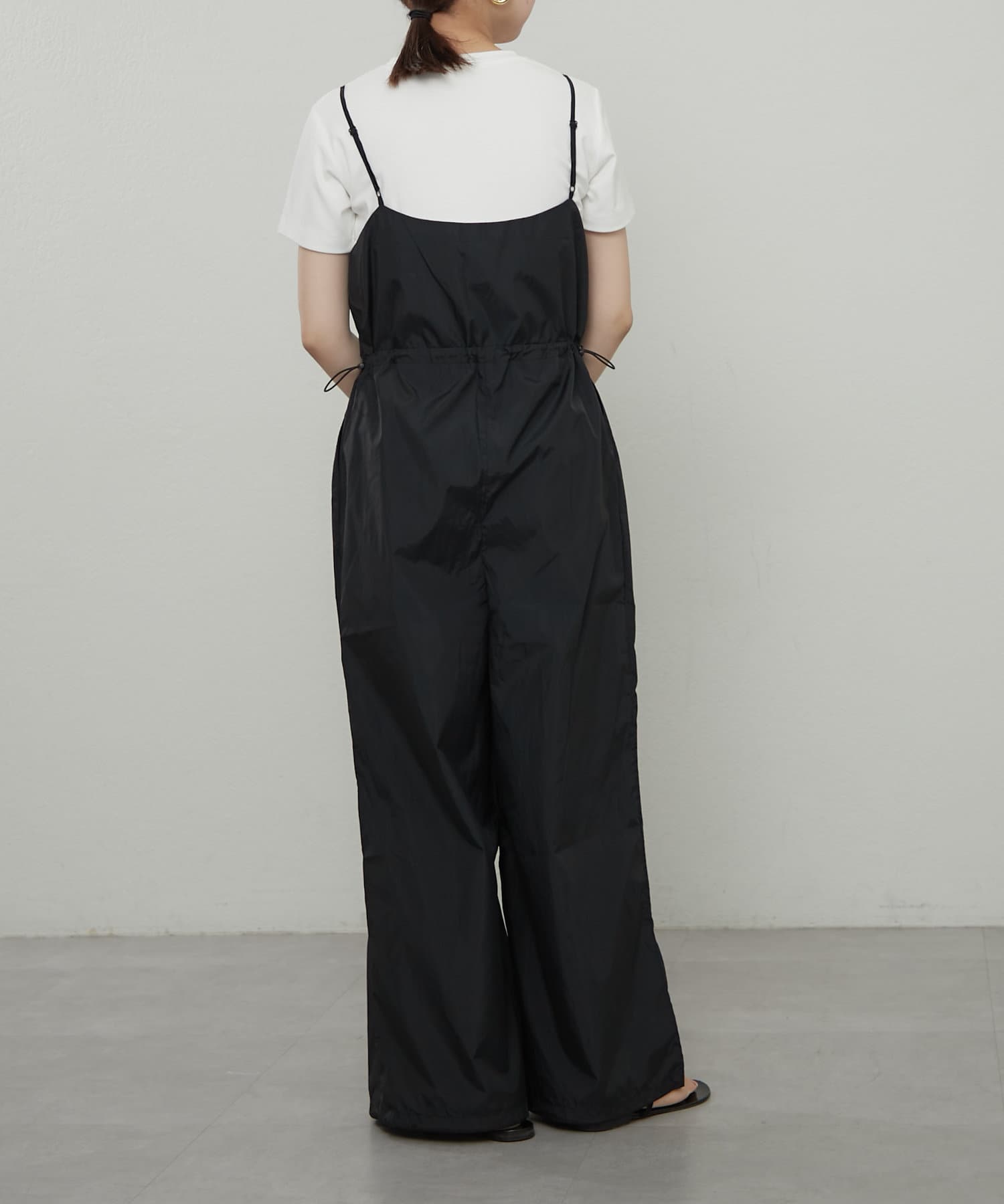 OUTLET(アウトレット) 【earthy_】ナイロンキャミサロペット