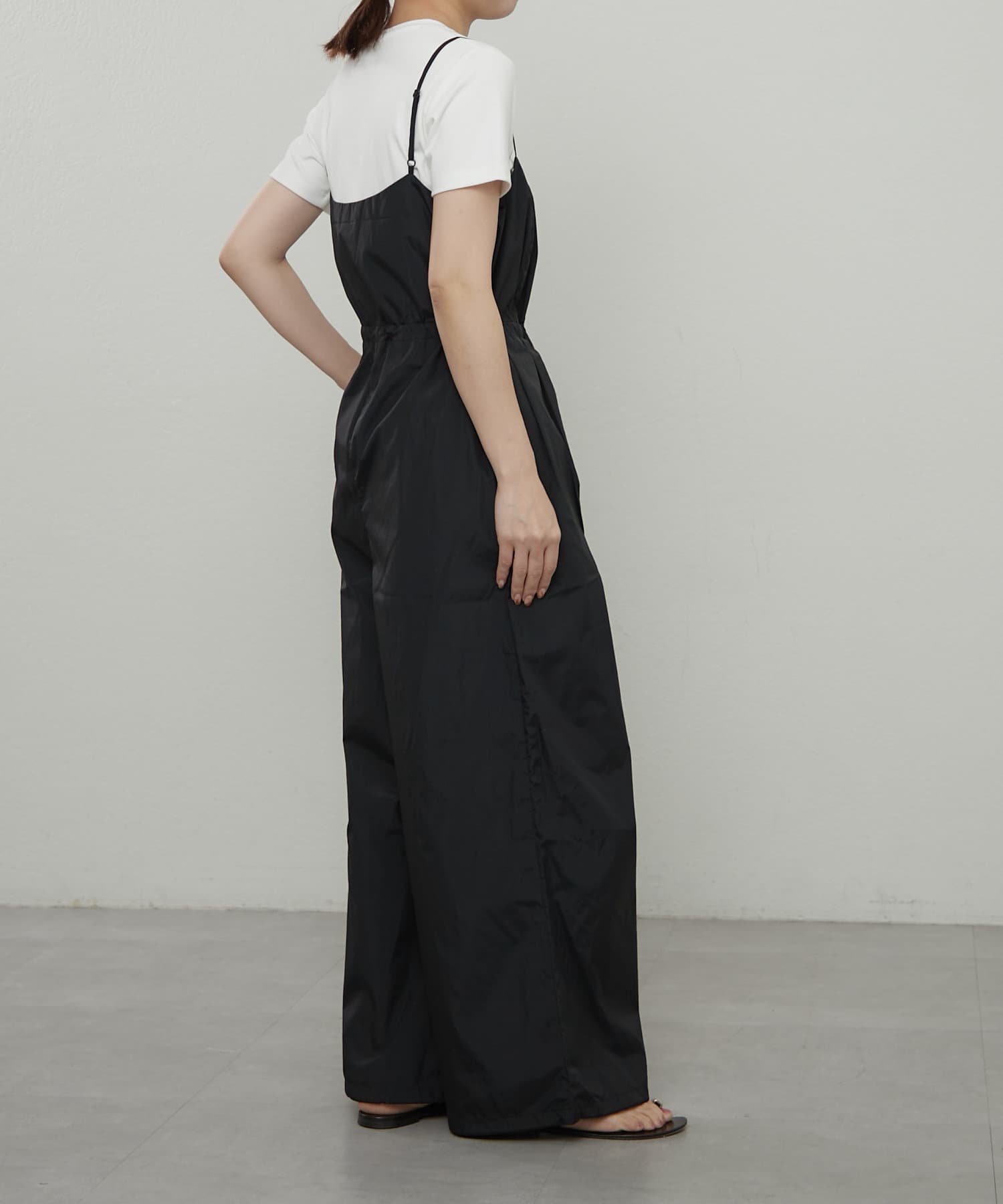 OUTLET(アウトレット) 【earthy_】ナイロンキャミサロペット