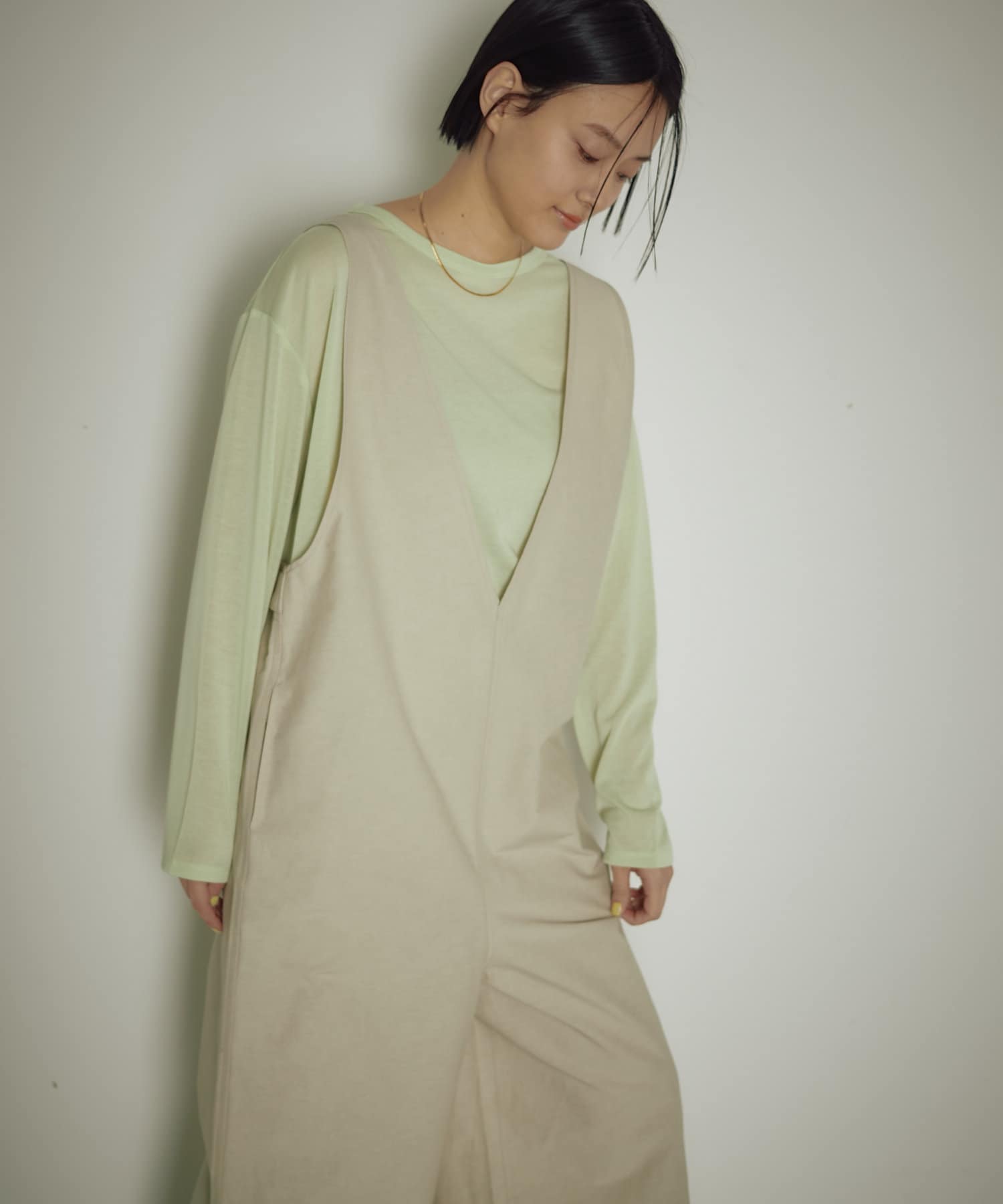 OUTLET(アウトレット) 【earthy_】オーバーシアーロンT