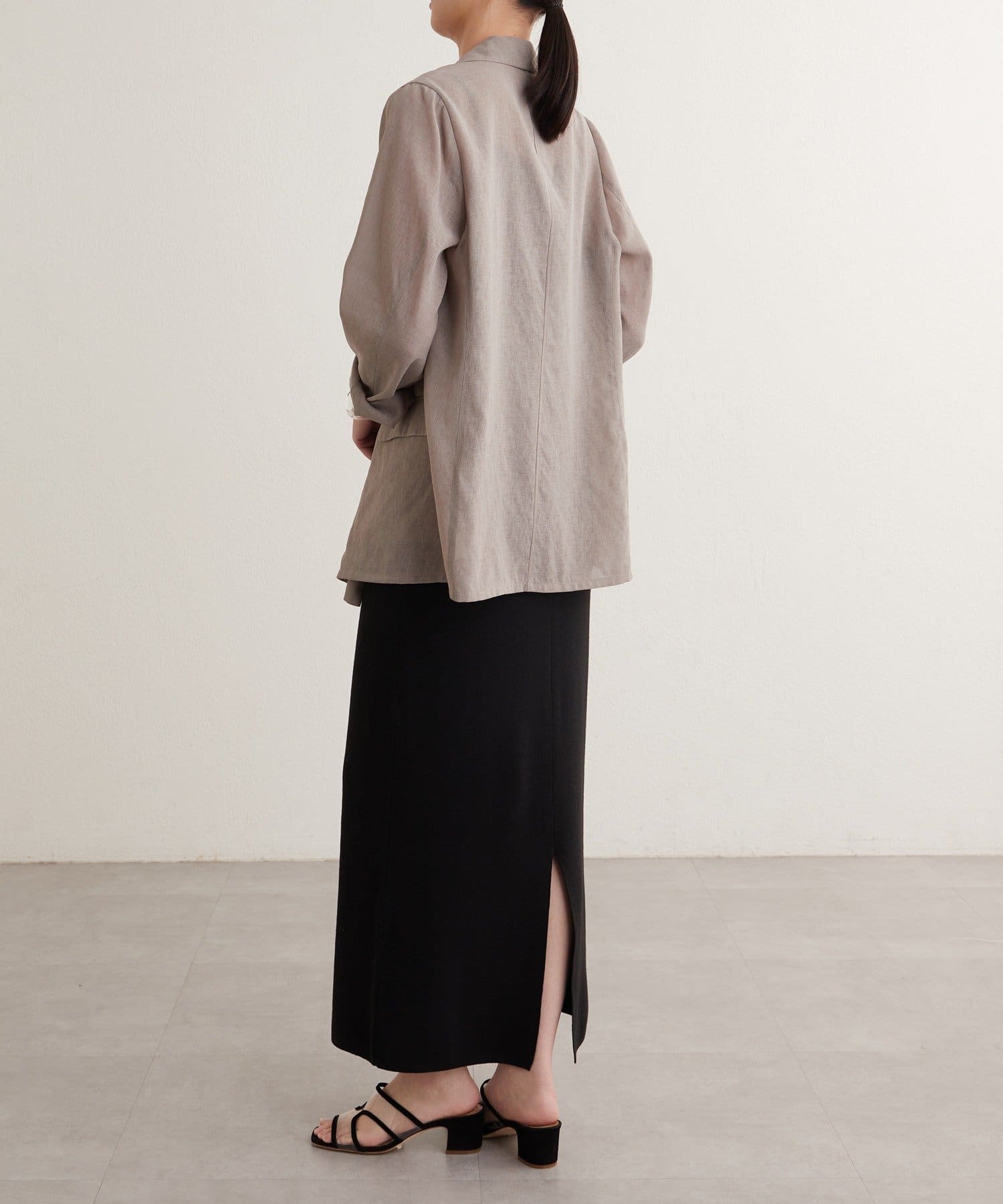 OUTLET(アウトレット) 【earthy_】エコリッチニットキャミワンピース