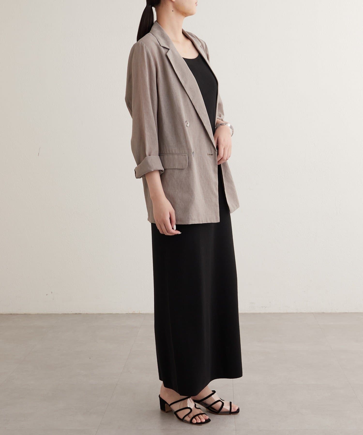 OUTLET(アウトレット) 【earthy_】エコリッチニットキャミワンピース