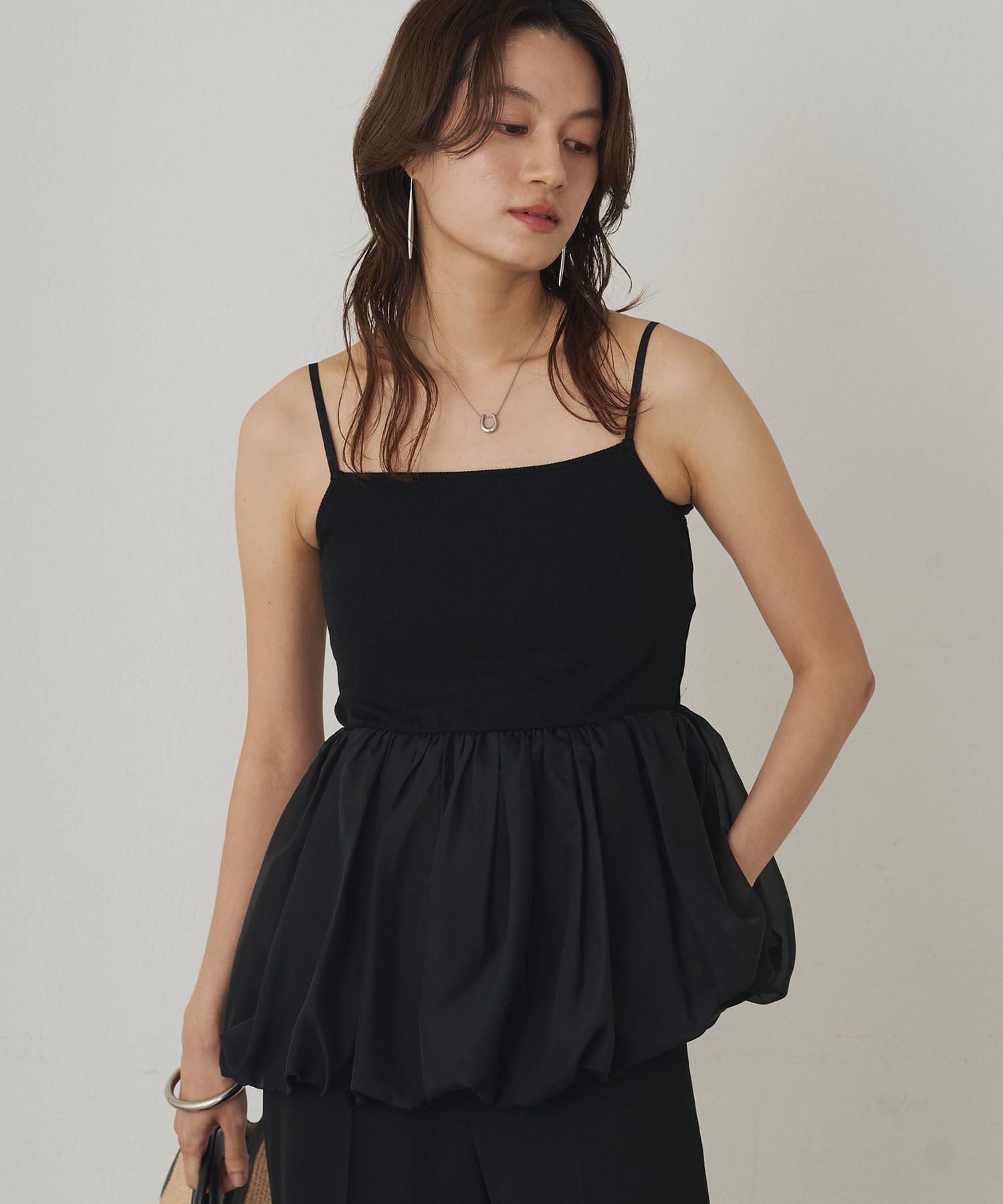 OUTLET(アウトレット) 【Loungedress】バルーンインナーキャミ