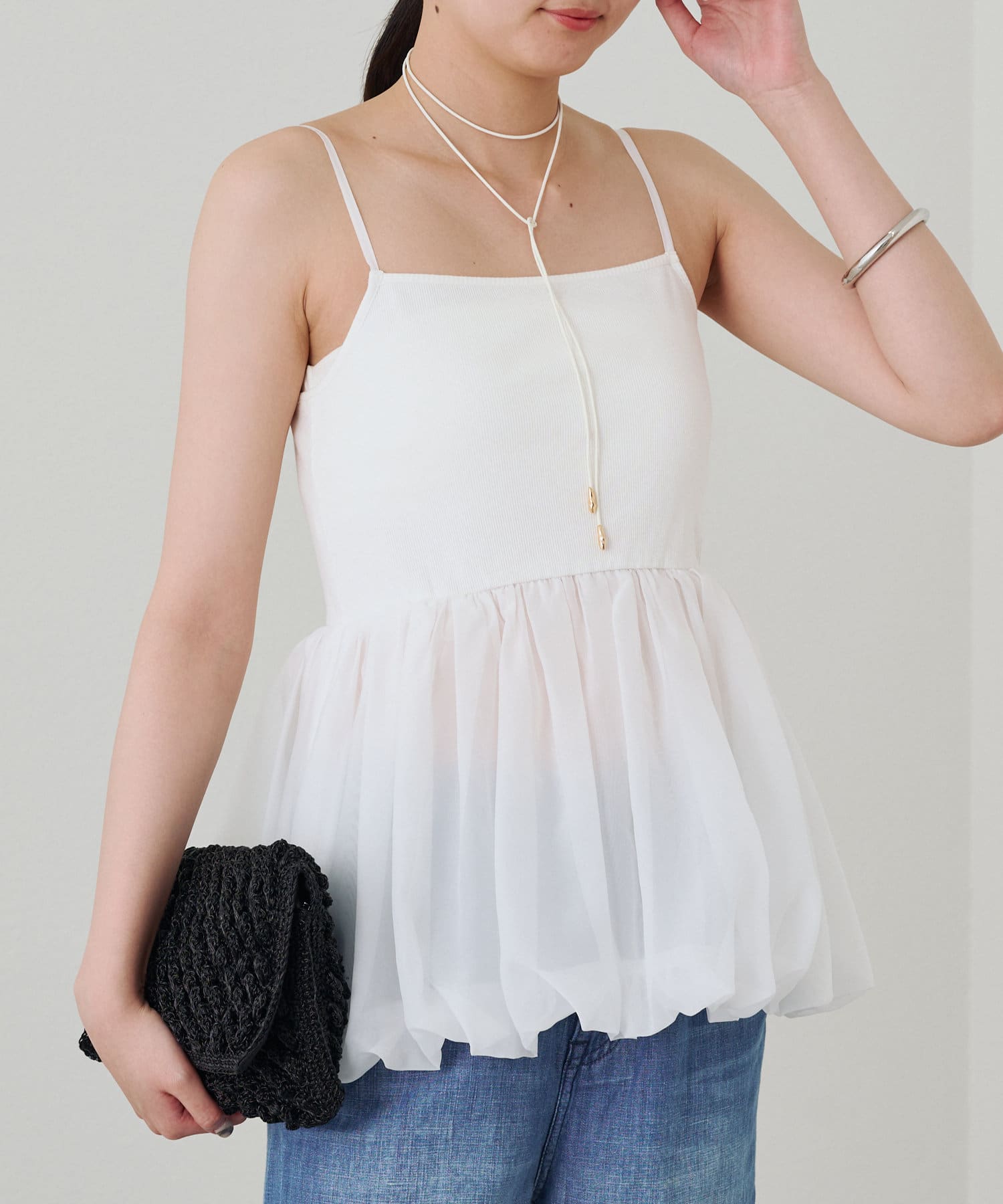 OUTLET(アウトレット) 【Loungedress】バルーンインナーキャミ