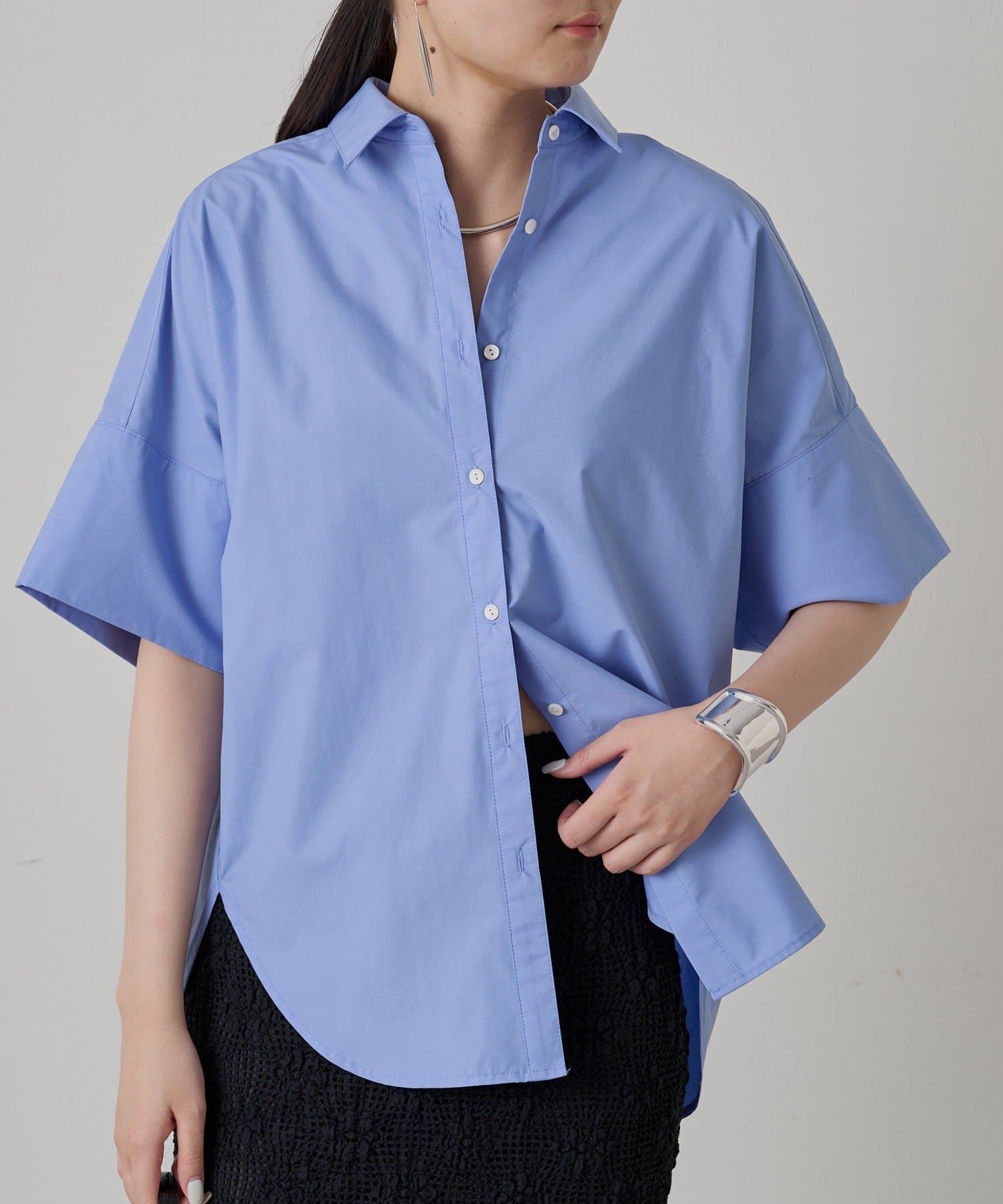 OUTLET(アウトレット) 【Loungedress】ビッグカフスシャツ