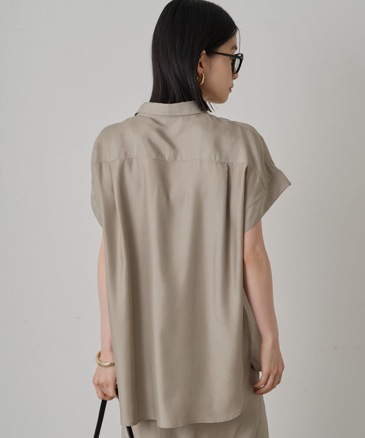 OUTLET(アウトレット) 【Loungedress】フィブリルフレンチシャツ