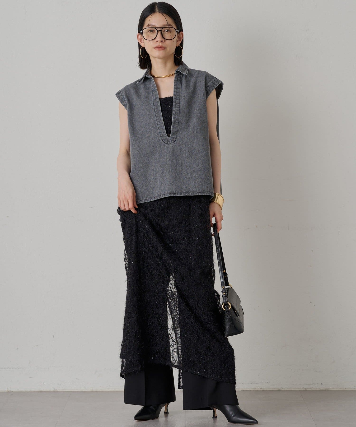 Loungedress】シアーレースキャミワンピース | OUTLET(アウトレット