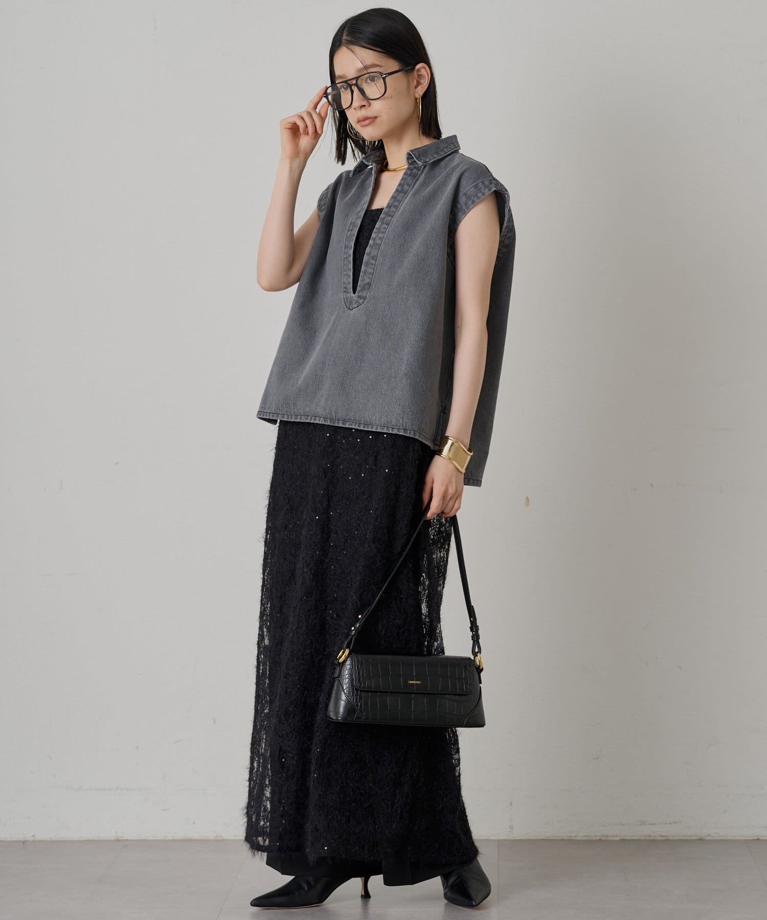 Loungedress】シアーレースキャミワンピース | OUTLET(アウトレット