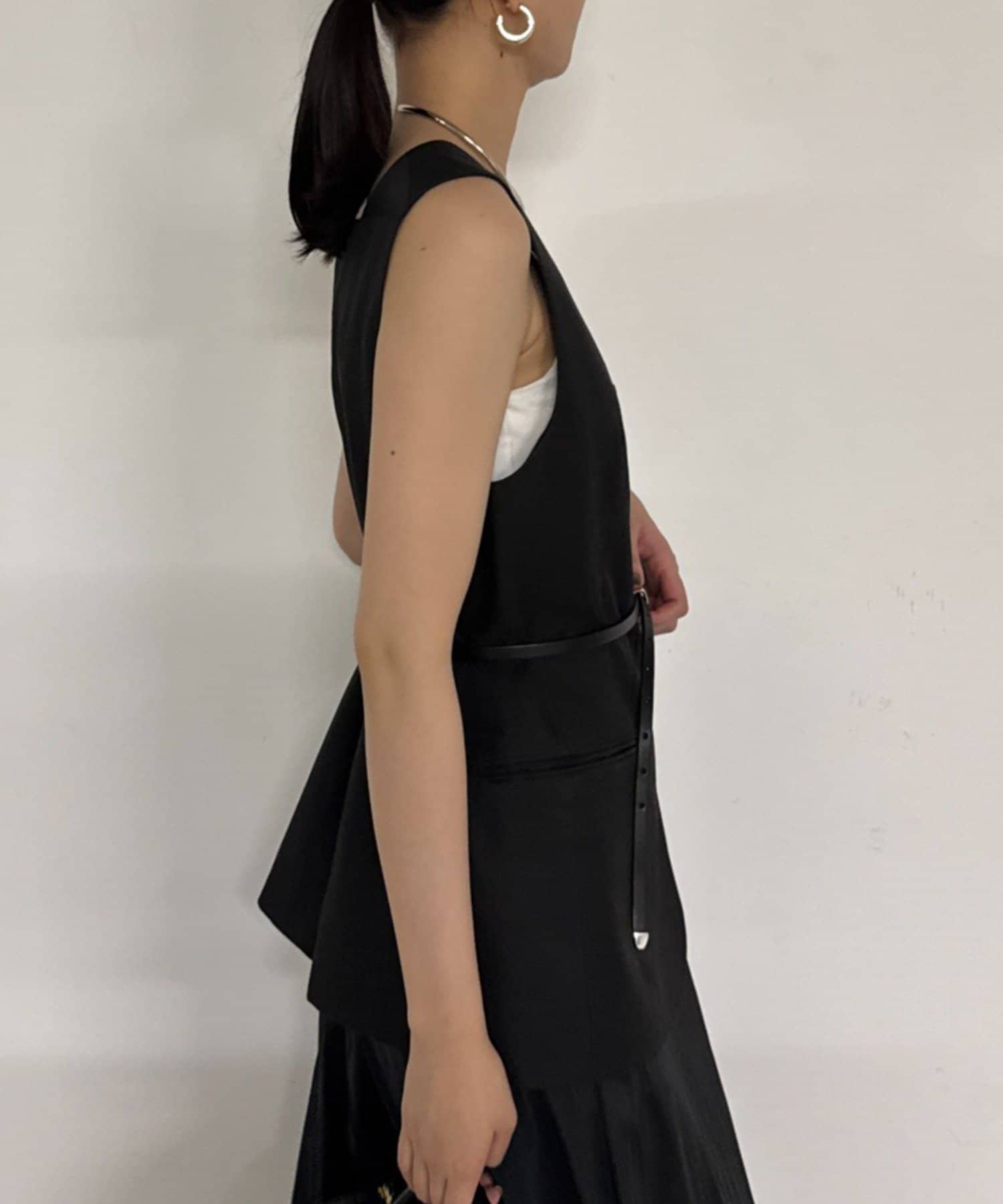 OUTLET(アウトレット) 【Loungedress】スクエアネックベスト