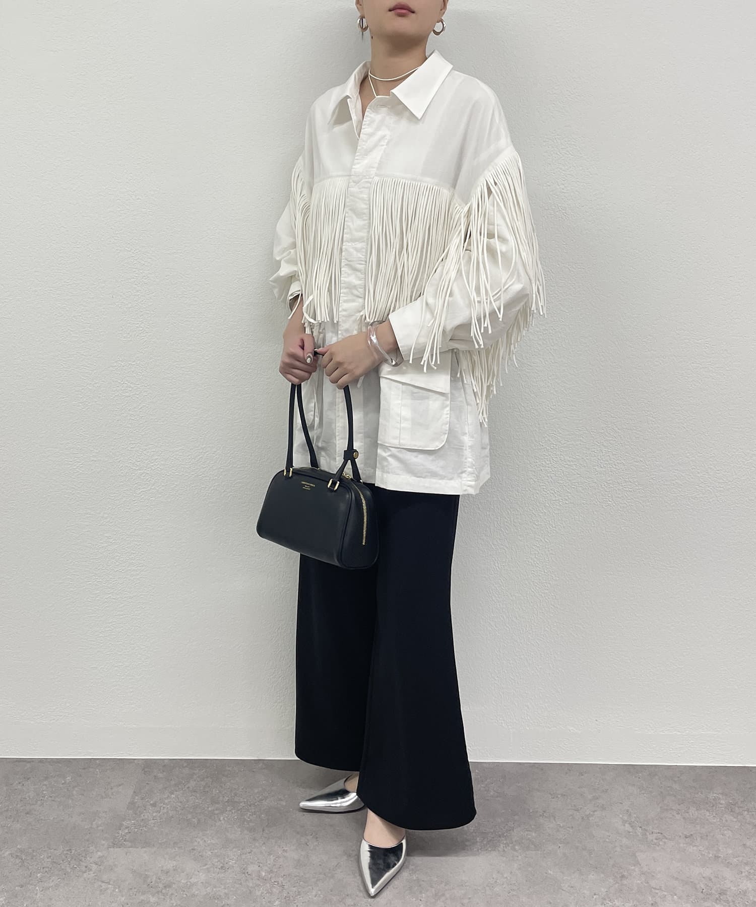 Loungedress】【crinkle】 fringe M65 jacket | OUTLET(アウトレット