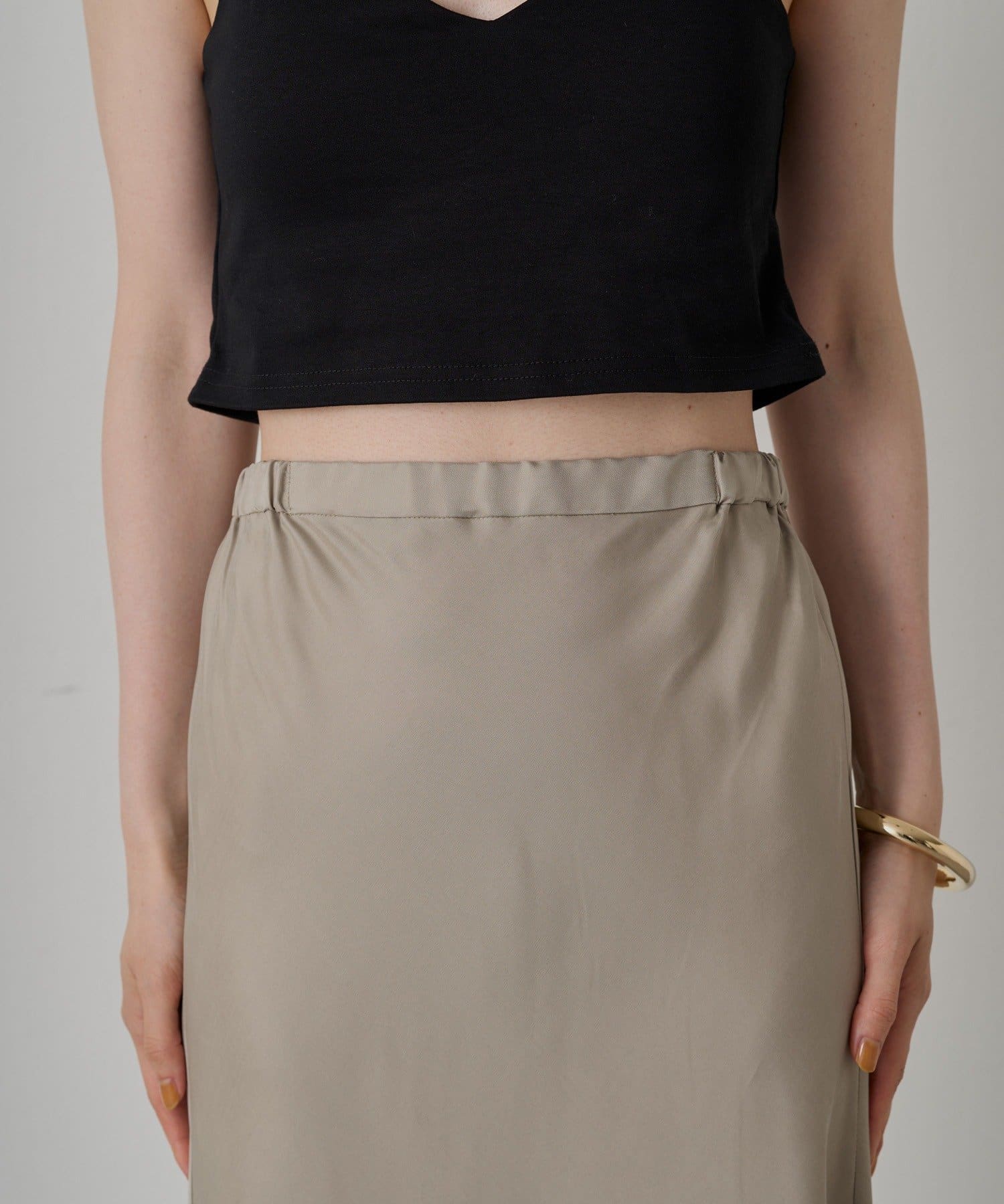 OUTLET(アウトレット) 【Loungedress】フィブリルナロースカート