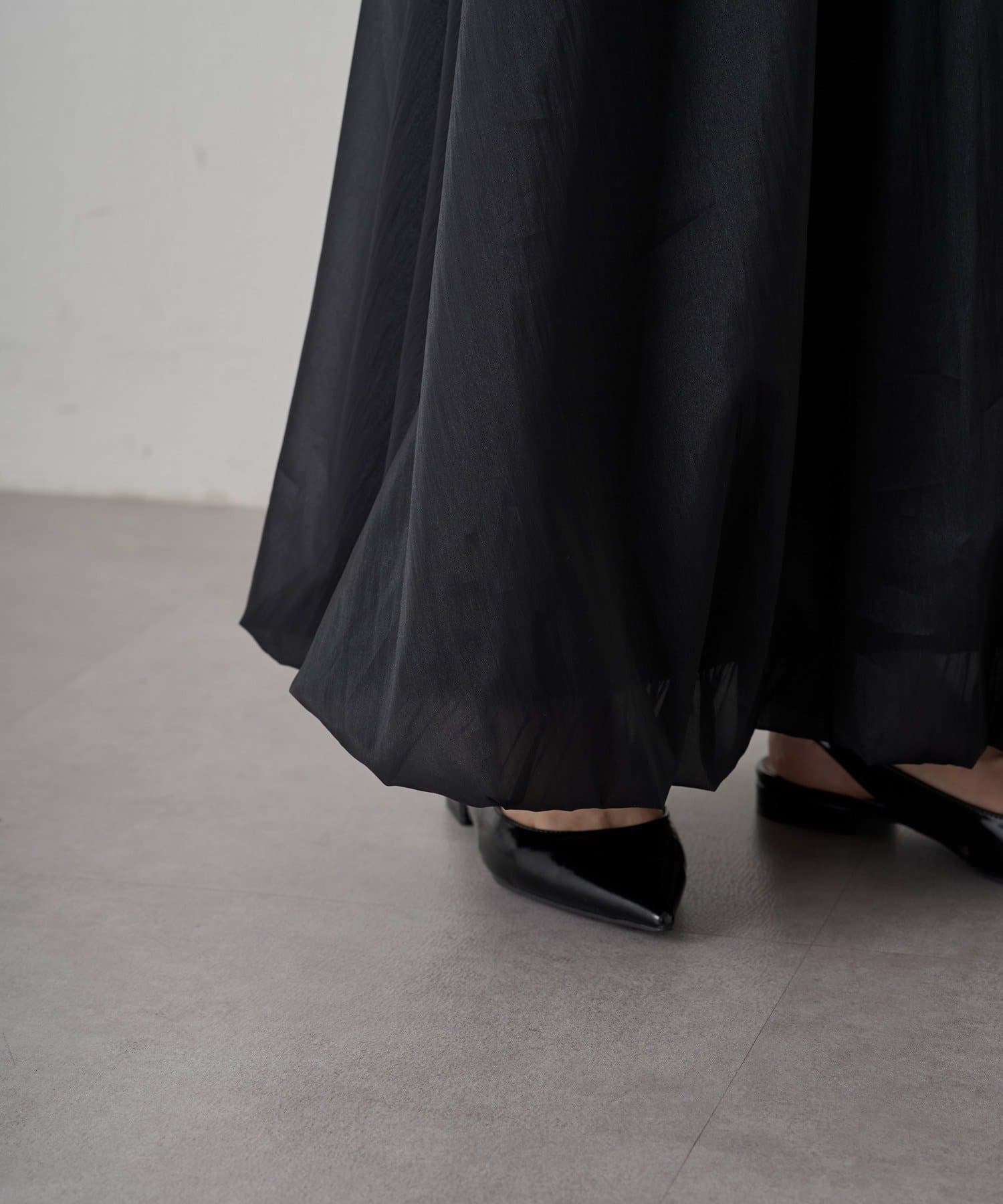 OUTLET(アウトレット) 【Loungedress】ライトタフタバルーンスカート