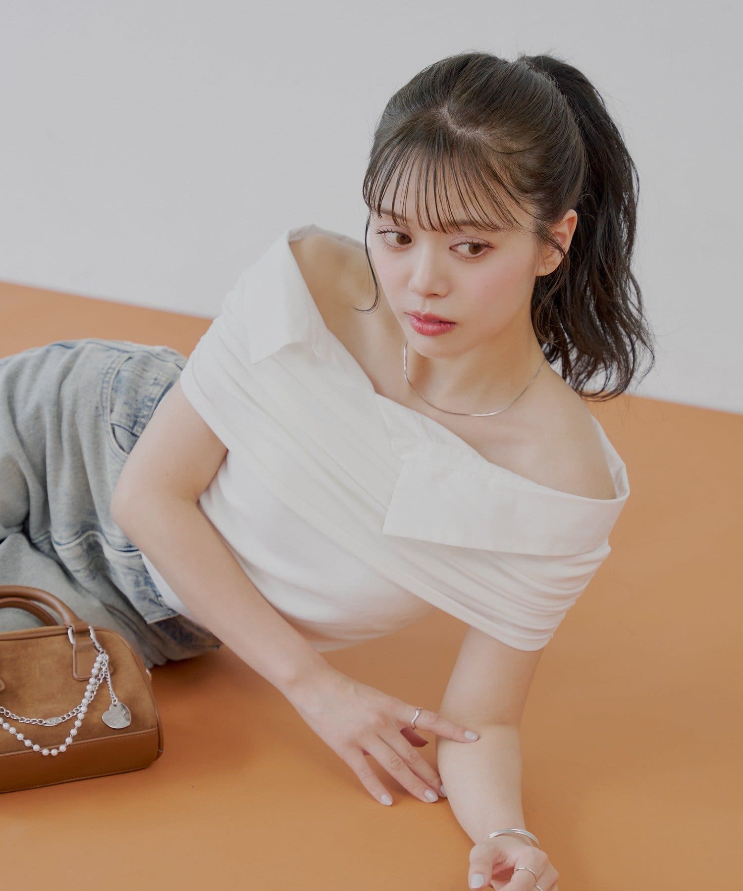 Chico】シャツレイヤードデザイントップス | OUTLET(アウトレット