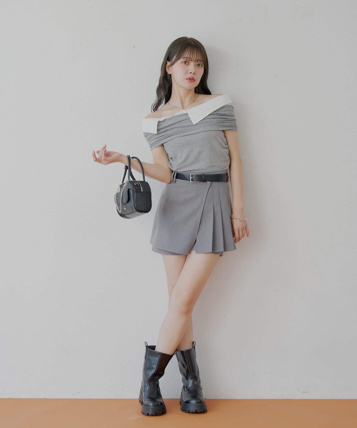 Chico】シャツレイヤードデザイントップス | OUTLET(アウトレット