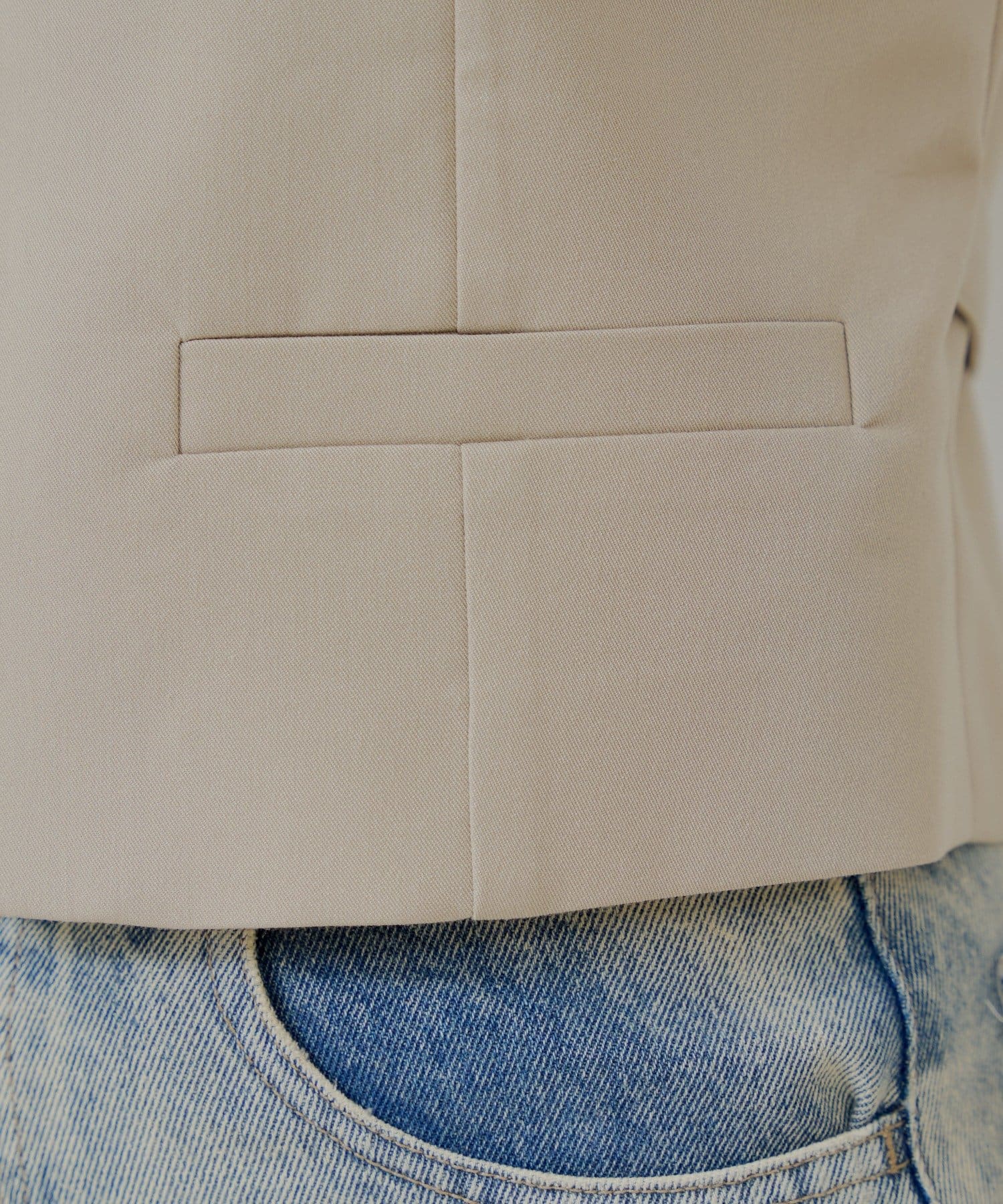 OUTLET(アウトレット) 【Chico】スーツノースリベスト