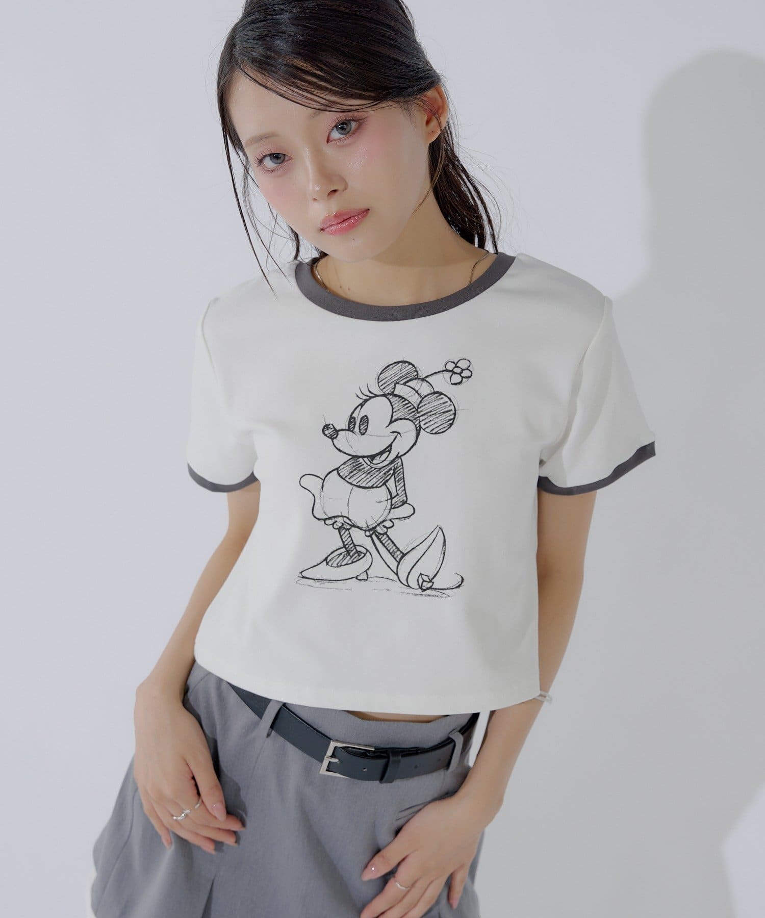 OUTLET(アウトレット) 【Chico】ミニーリンガーチビT