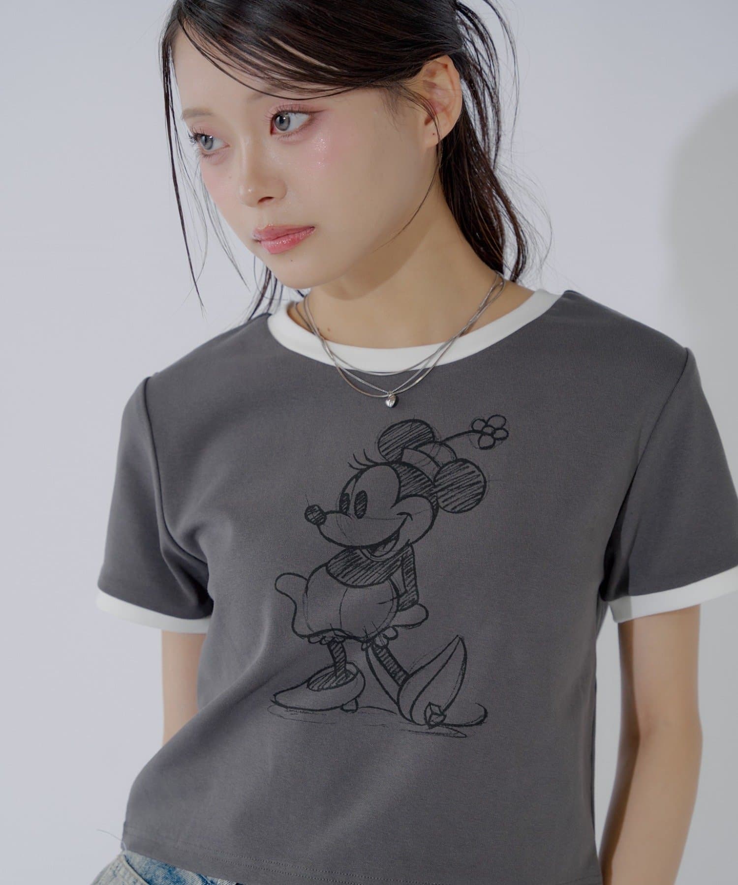 OUTLET(アウトレット) 【Chico】ミニーリンガーチビT