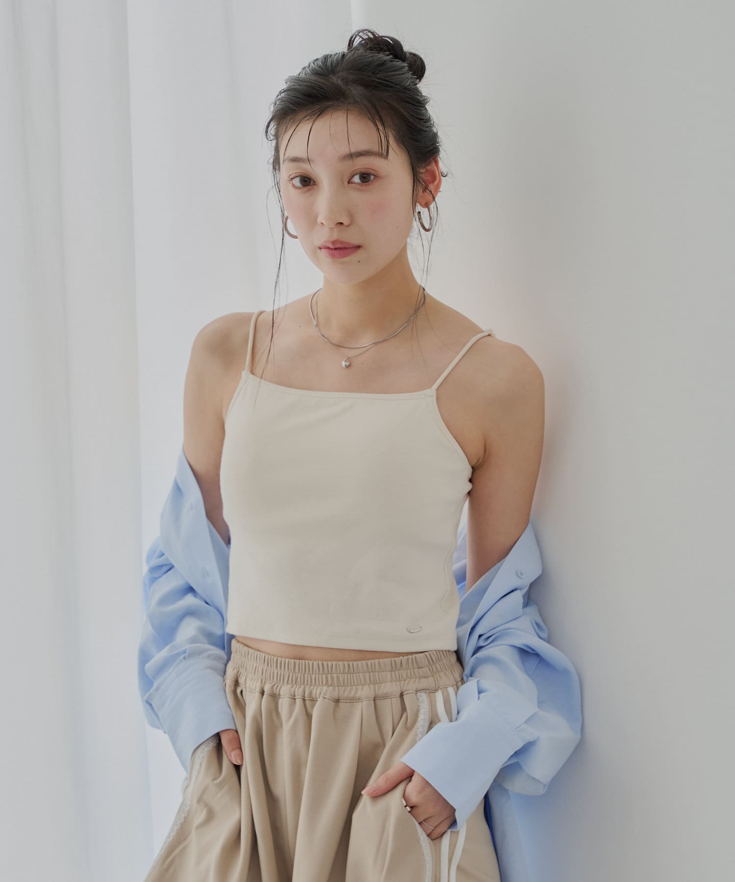 Chico】バックオープンリブキャミ | OUTLET(アウトレット)レディース