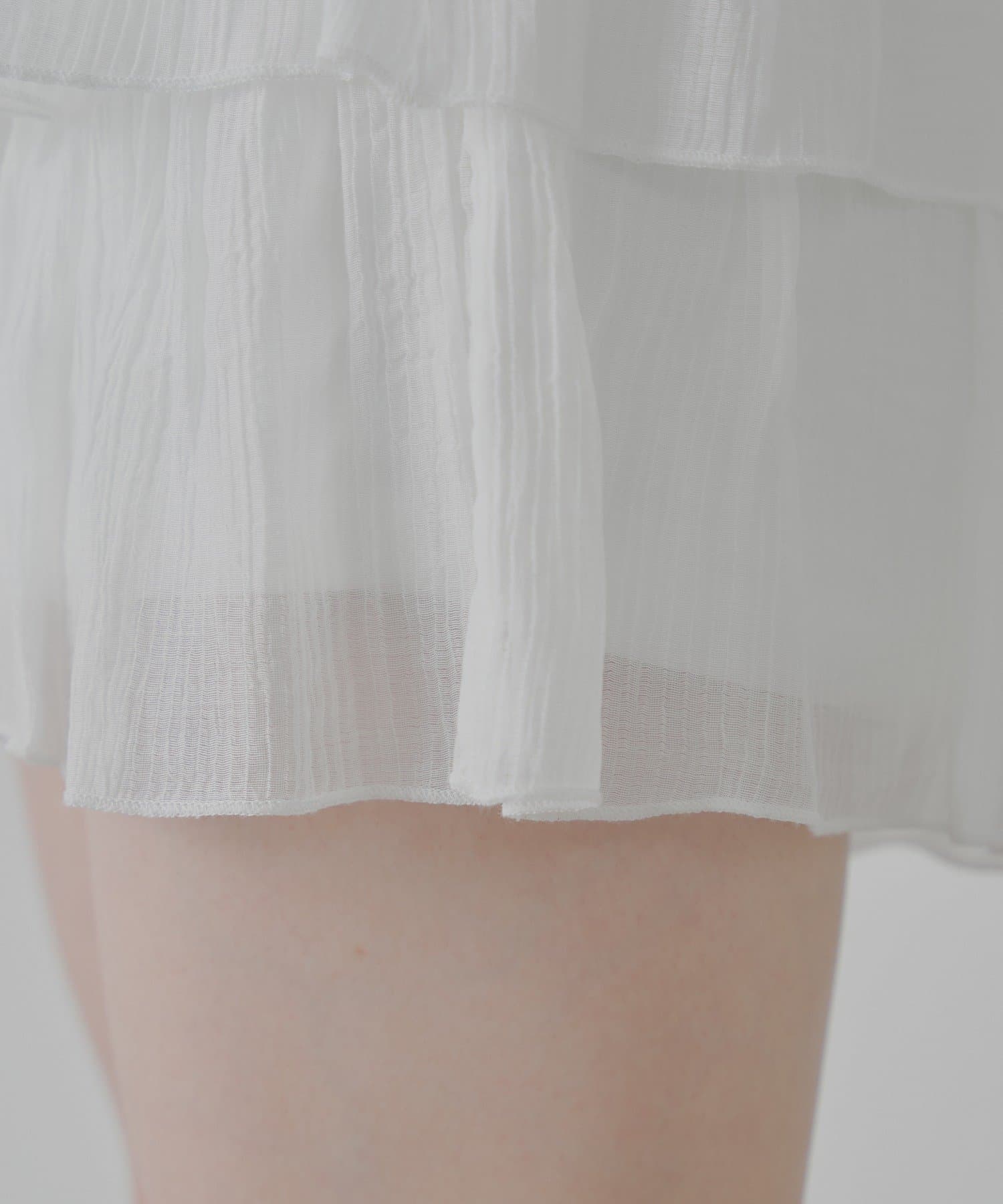 OUTLET(アウトレット) 【Chico】シアーレースベアキャミ＋ショートパンツセット