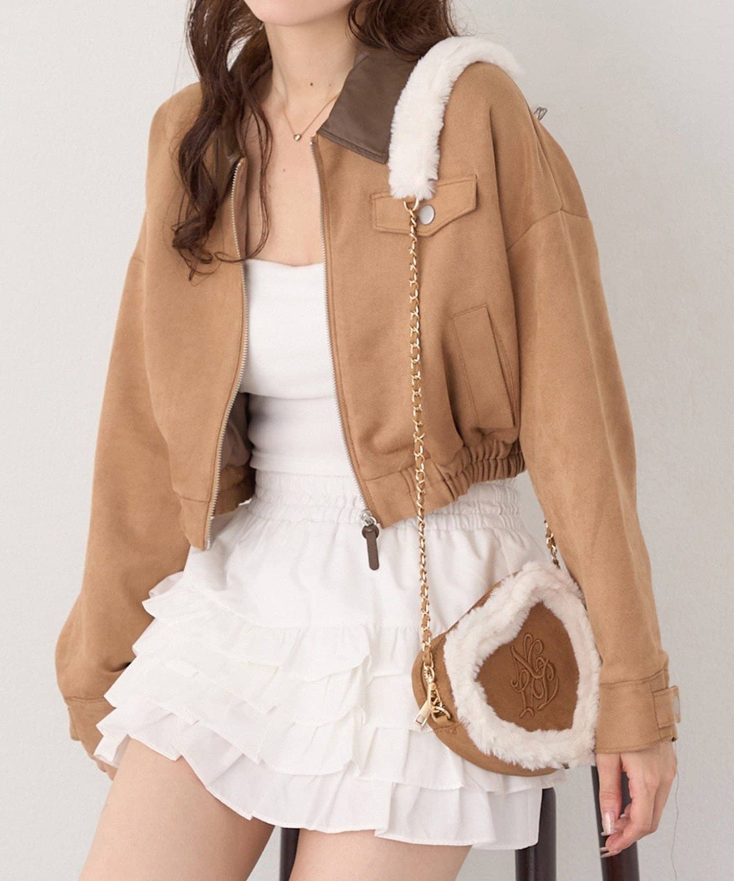 NICE CLAUP / OLIVE des OLIVE OUTLET(ナイスクラップ  / オリーブ デ オリーブ アウトレット) 【one after another】バーンジャケット